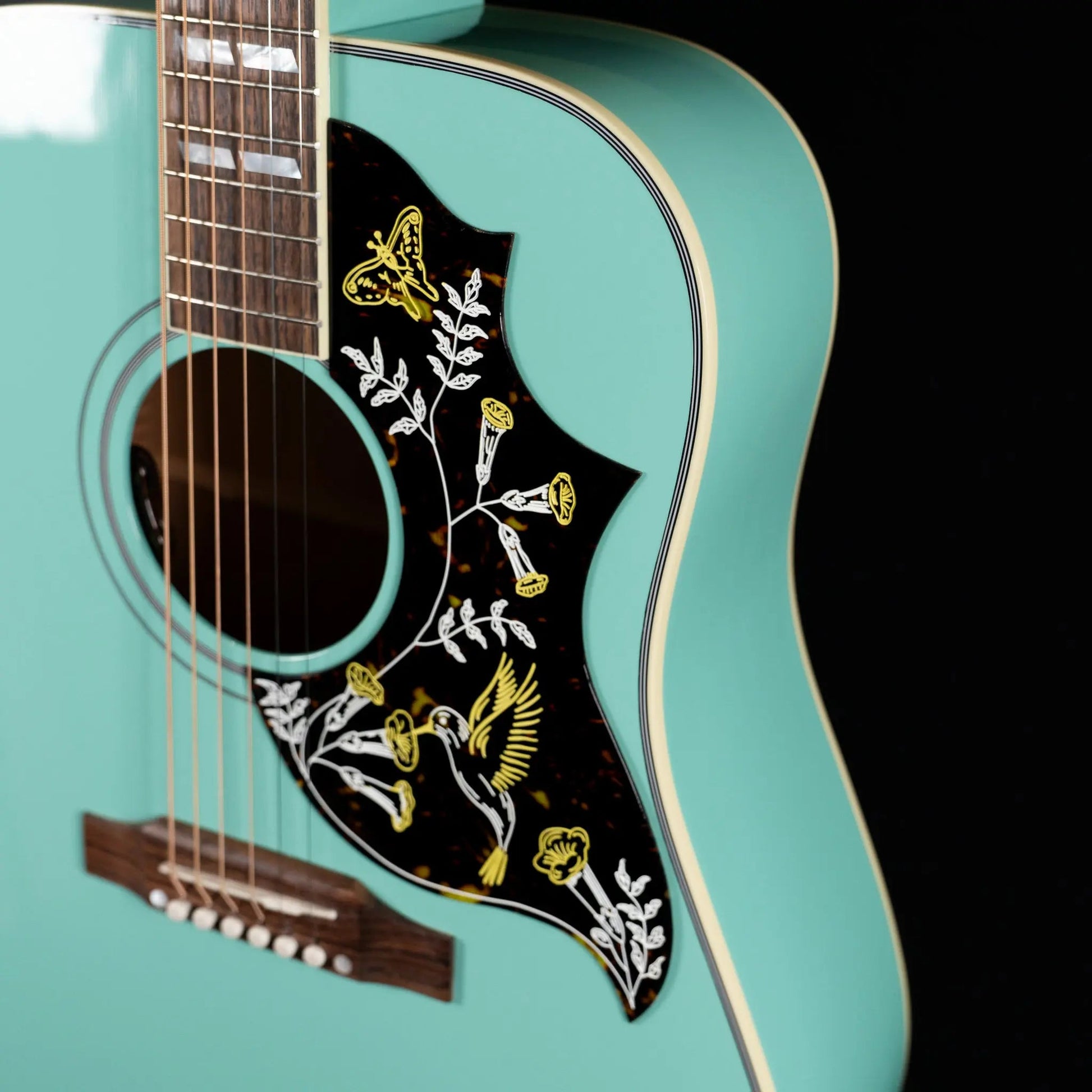Gibson Hummingbird Standard Acoustic/Electric Guitar – Southwestern Turquoise
