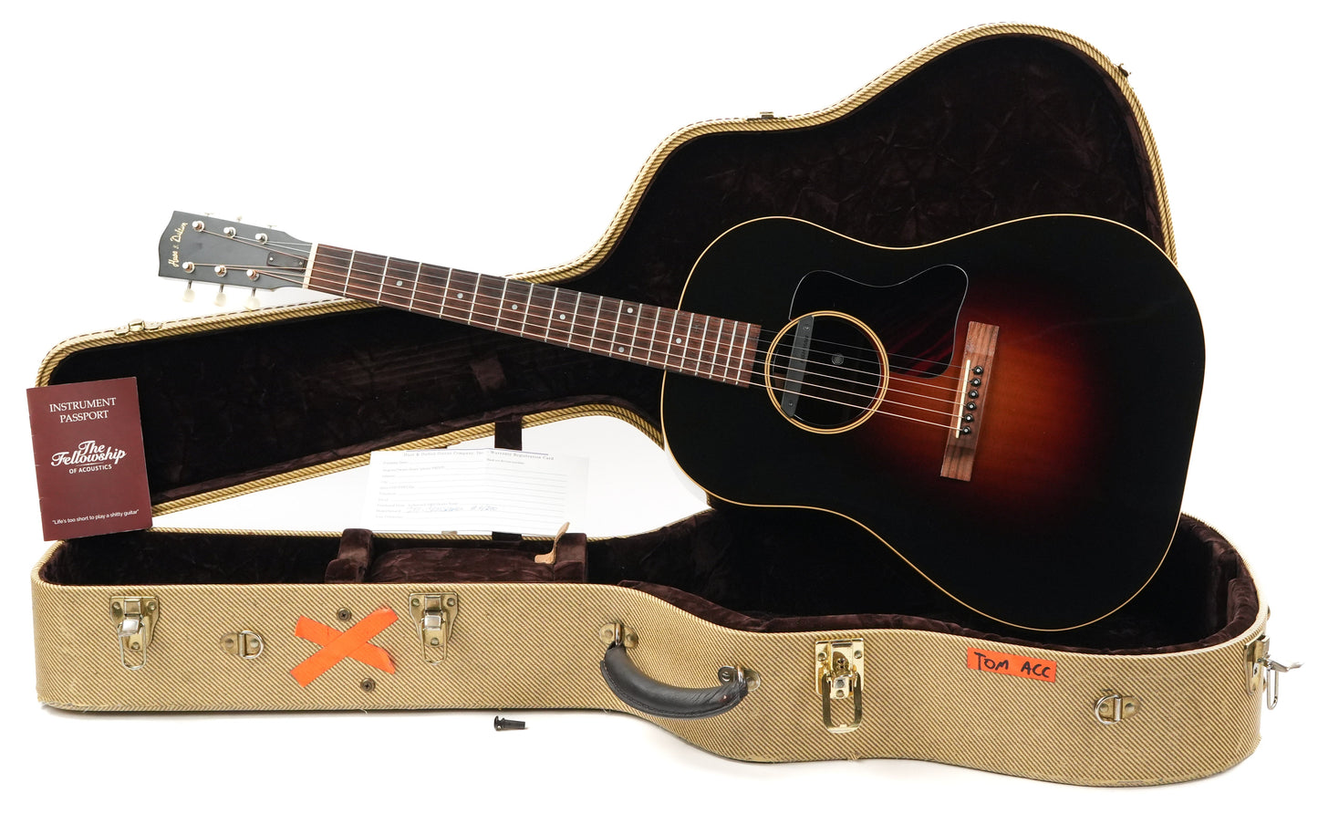 Huss & Dalton DS Crossroads Spruce Rosewood Sunburst 2014