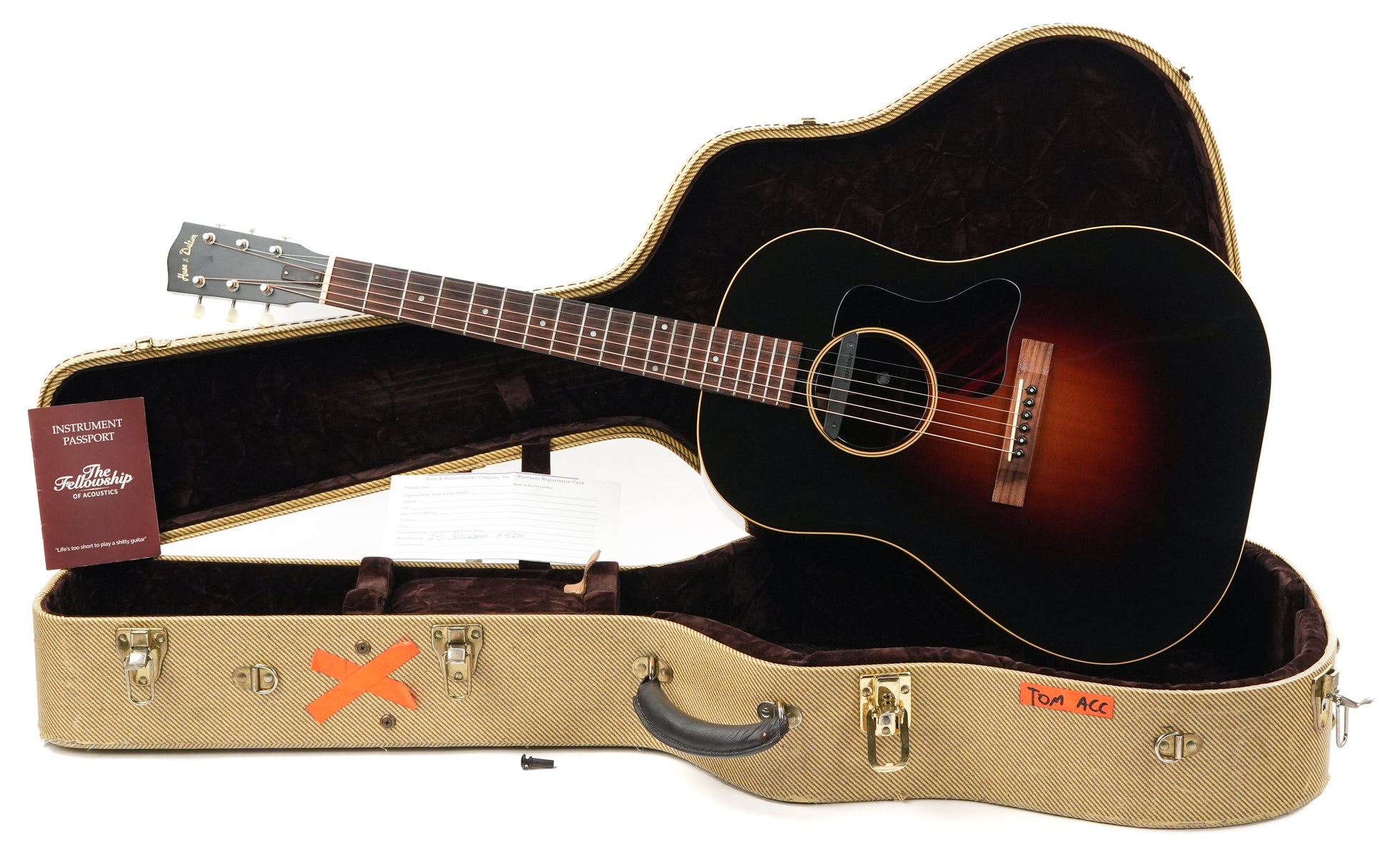 Huss & Dalton DS Crossroads Spruce Rosewood Sunburst 2014