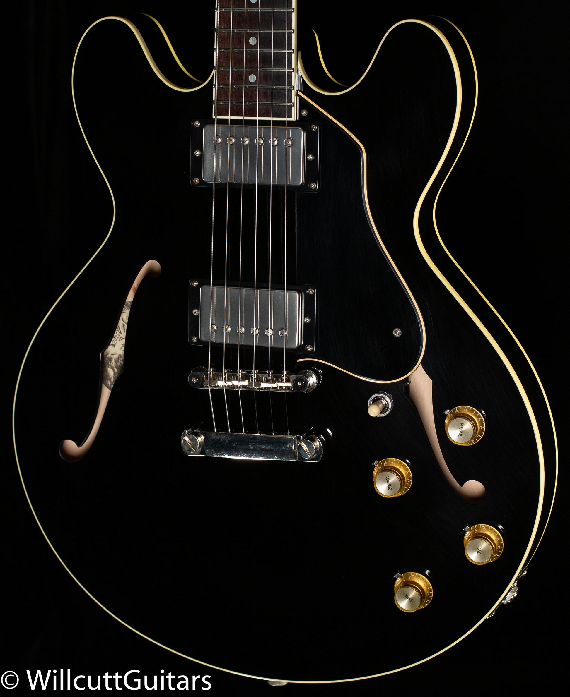 Collings I-35 LC Vintage Jet Black Throbaks (029)