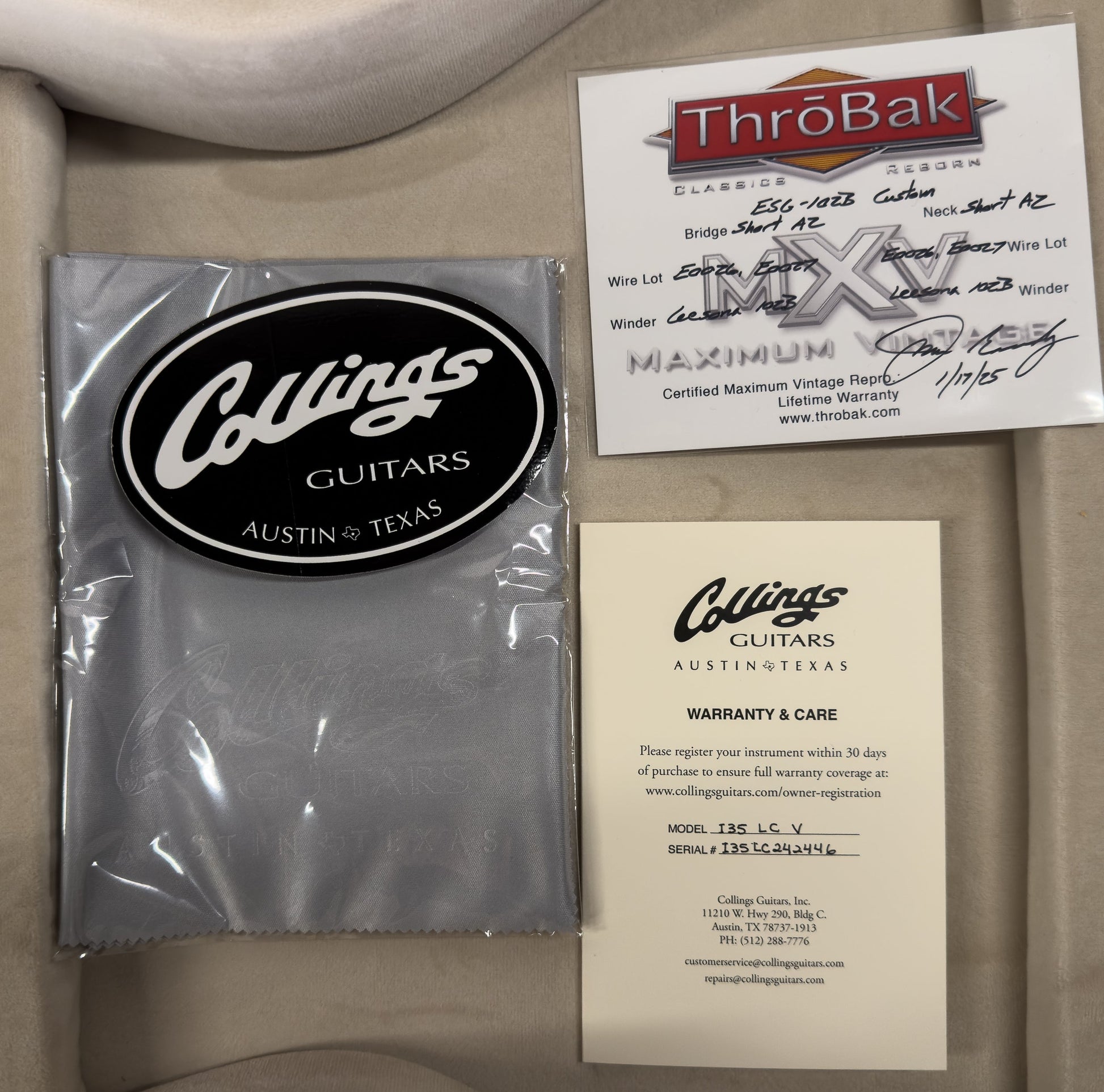 Collings I-35 LC Vintage Tobacco Sunburst (446)