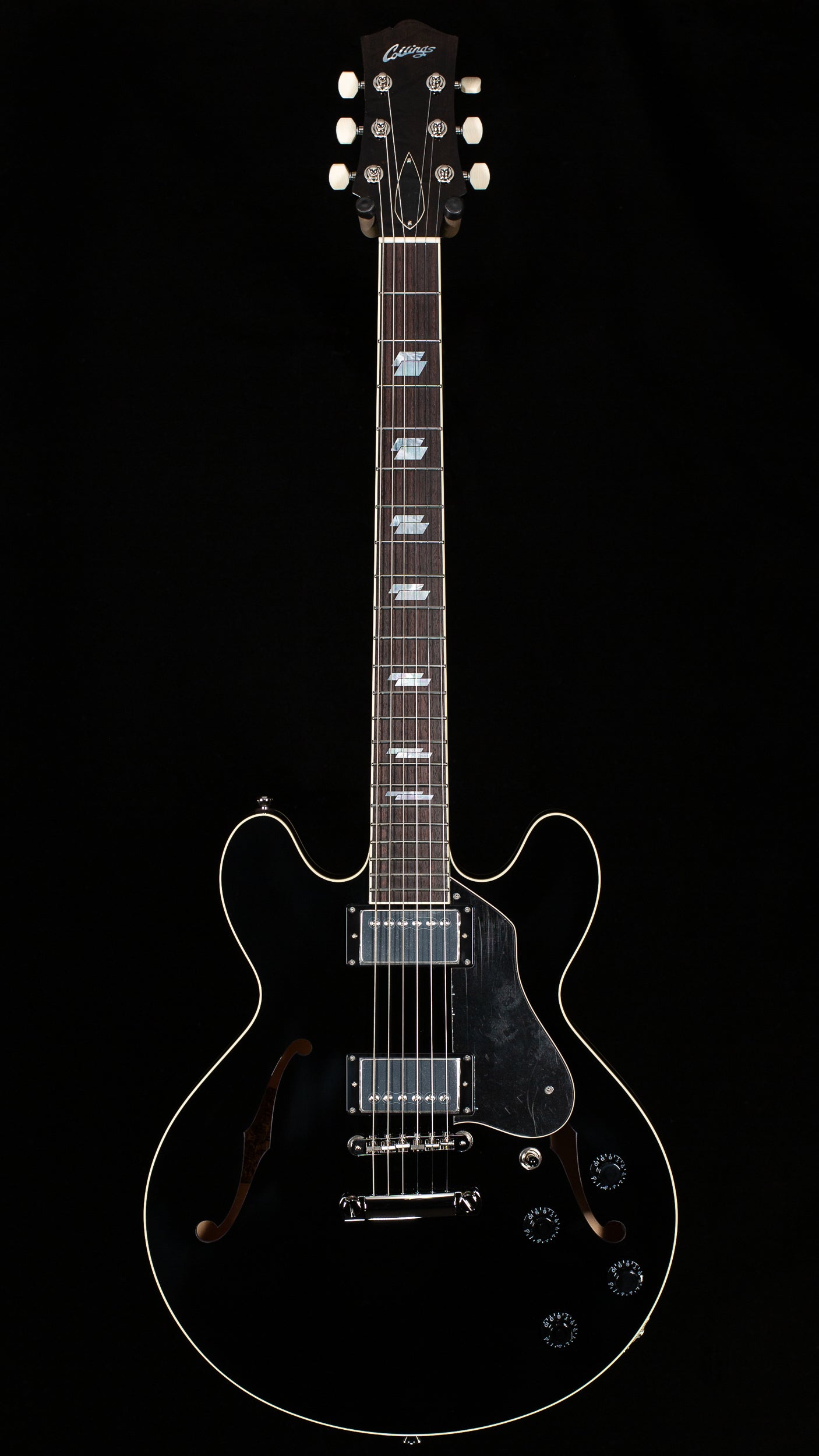 Collings I-35 LC Jet Black ThroBaks (614)