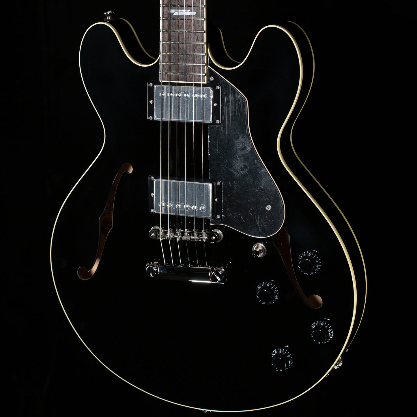 Collings I-35 LC Jet Black ThroBaks (614)