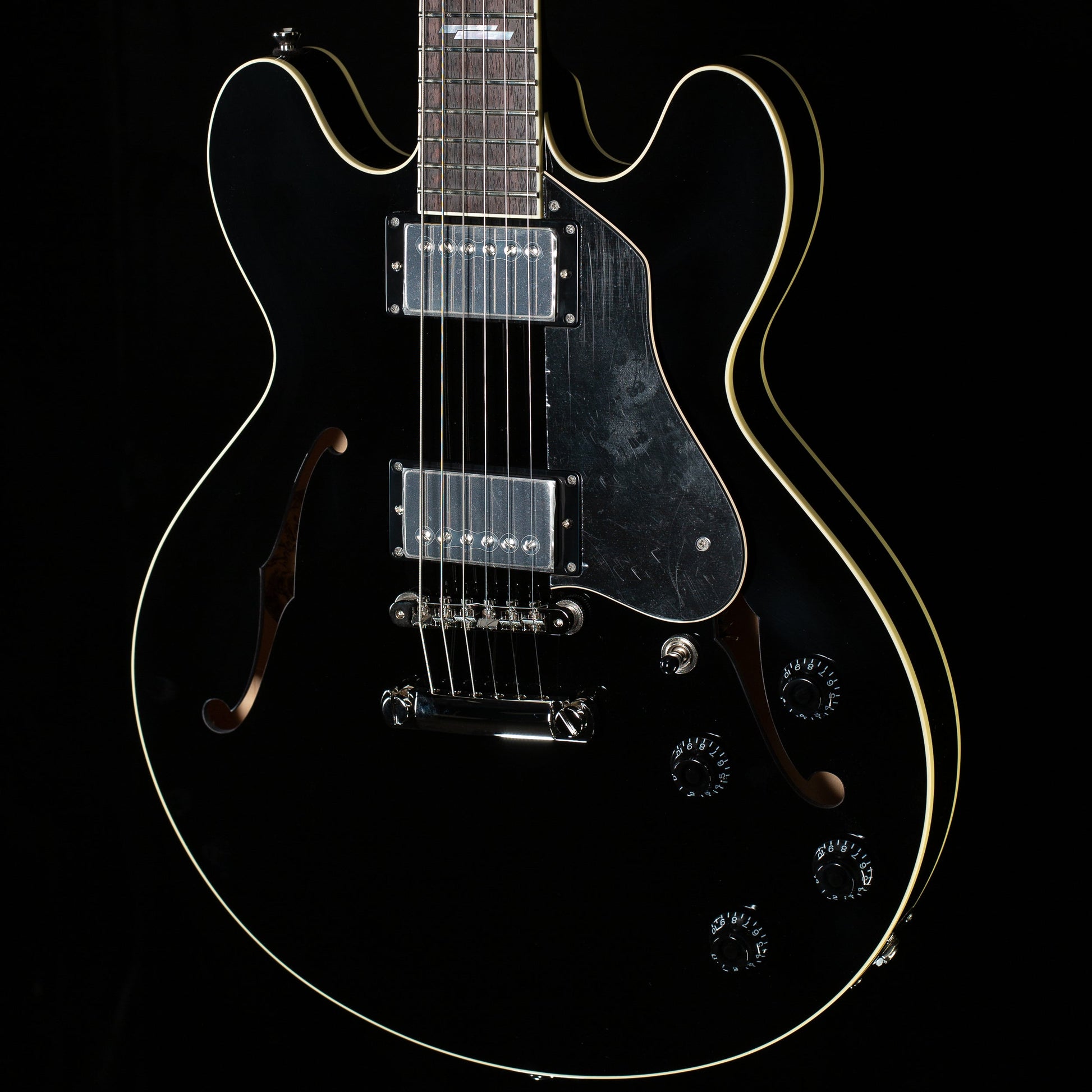 Collings I-35 LC Jet Black ThroBaks (614)