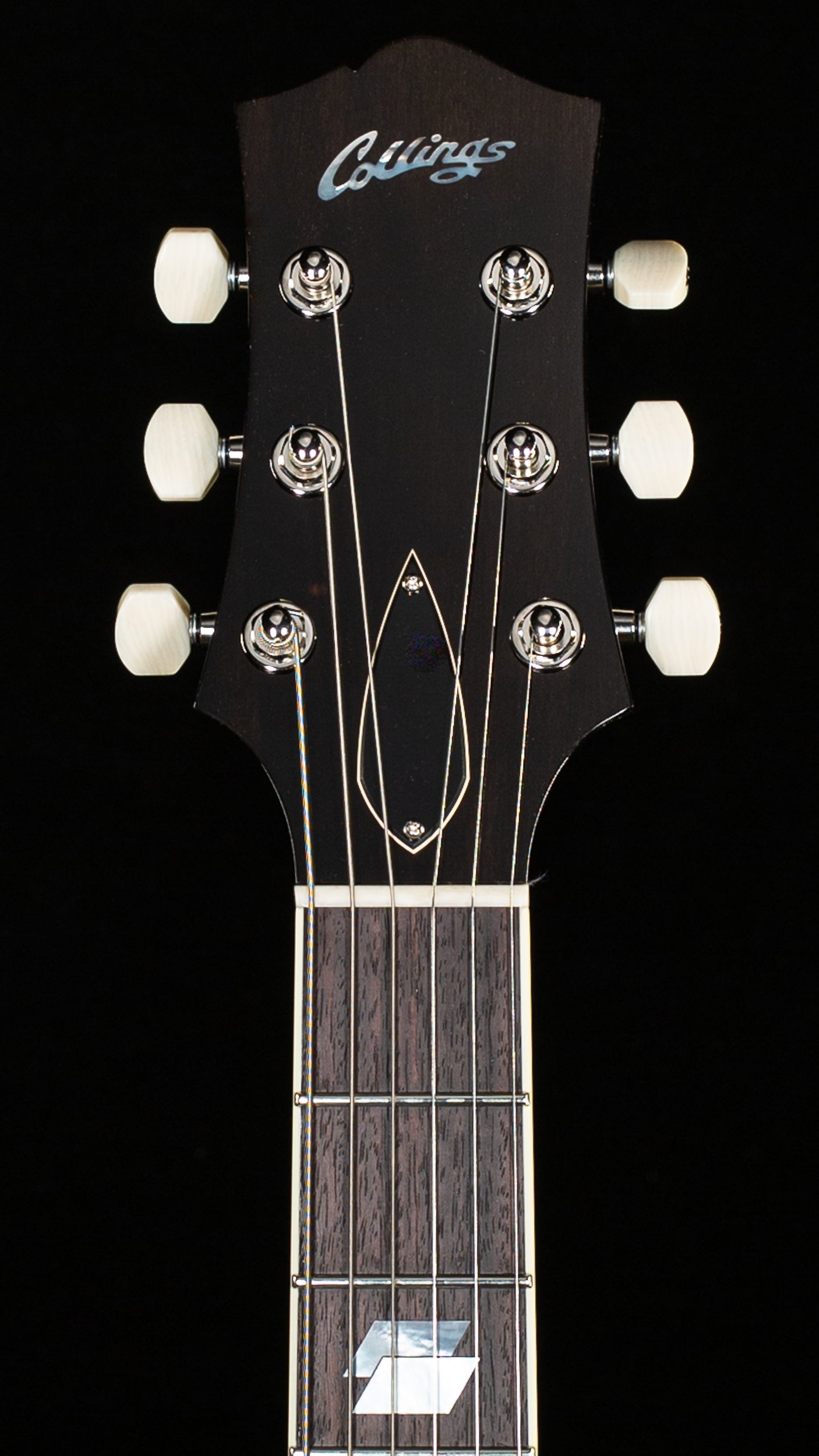 Collings I-35 LC Jet Black ThroBaks (614)