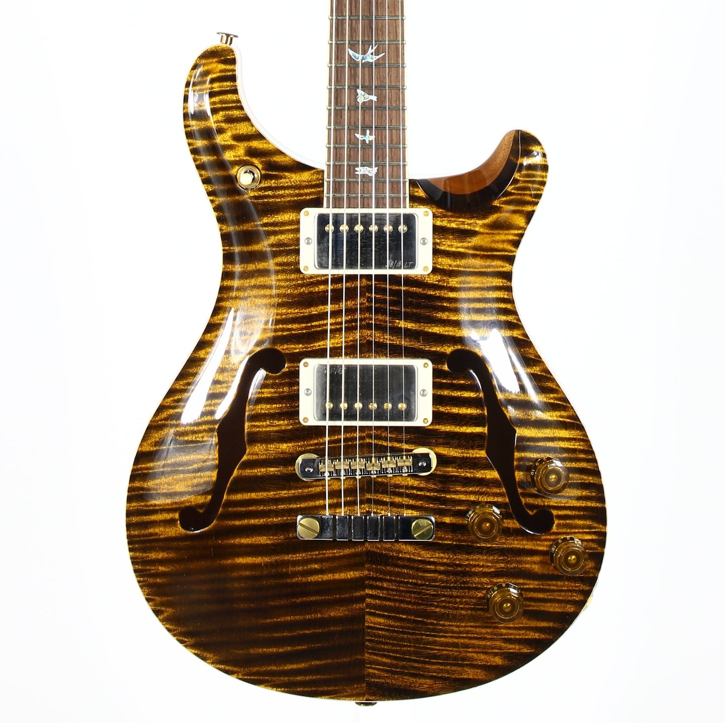 2024 PRS Wood Library McCarty 594 Hollowbody II Brazilian Rosewood Yellow Tiger 10 Top