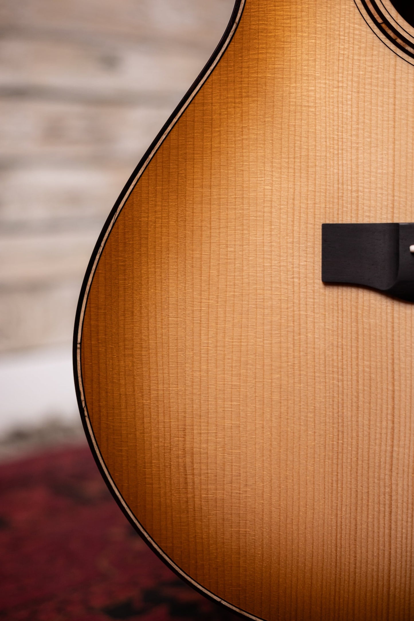 Bedell Revolution Orchestra Acoustic Guitar - Tanned Leather Burst