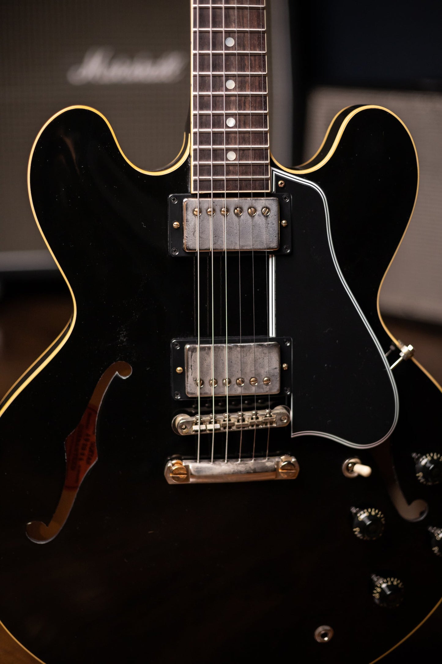 Gibson Custom Shop Murphy Lab 1959 ES-335 Reissue Ultra Light Aged Electric Guitar - Ebony