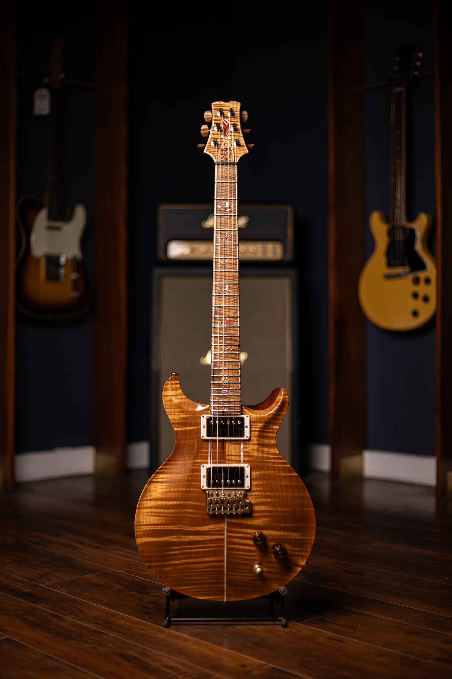 2019 Paul Reed Smith Private Stock #8356 Santana Retro Electric Guitar - Natural