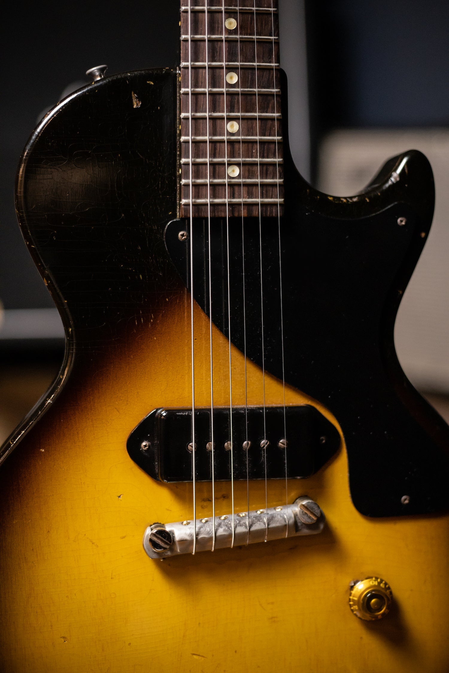 1957 Gibson Les Paul Jr Electric Guitar - Sunburst