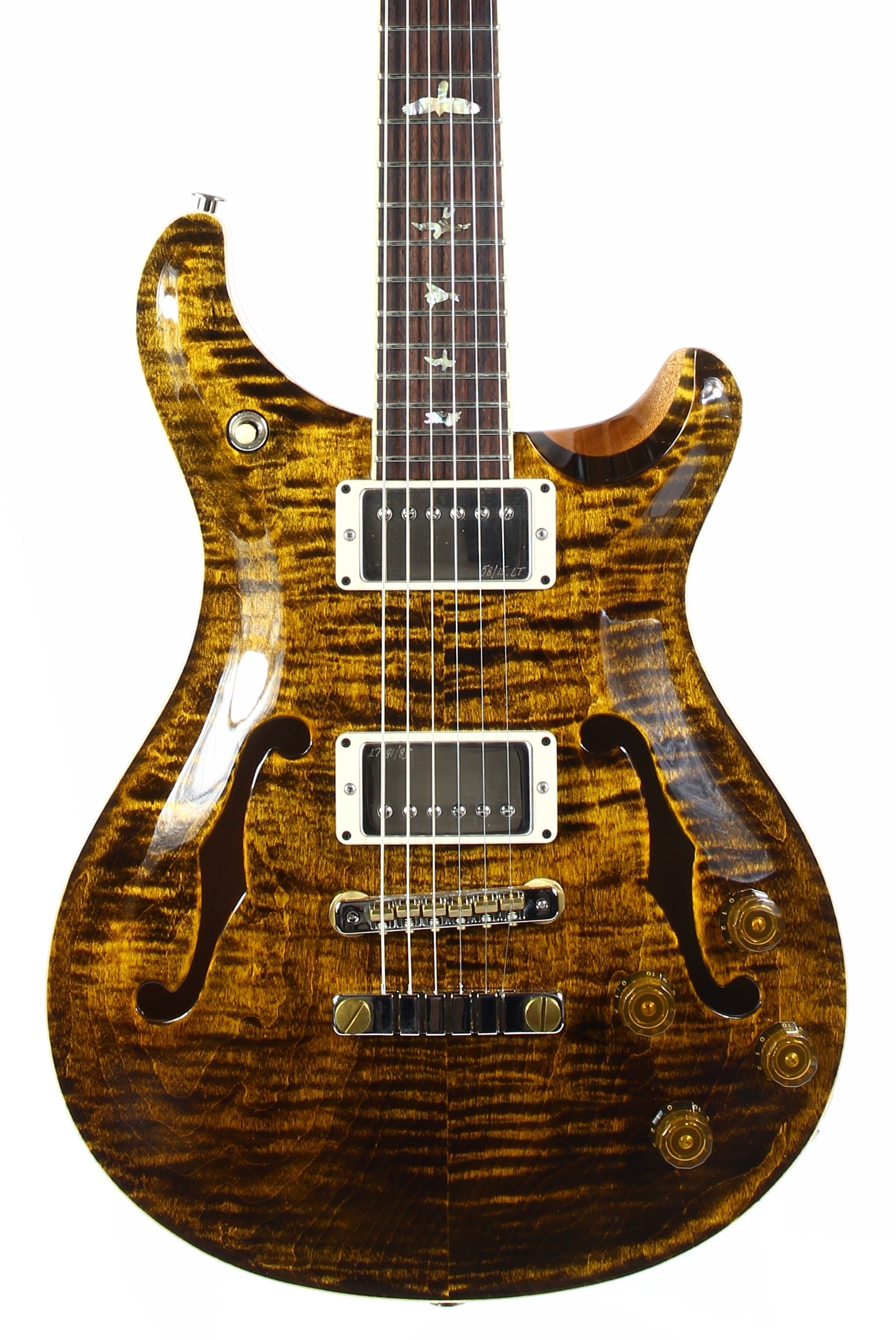2024 PRS McCarty 594 Hollowbody II Yellow Tiger Flametop and Back | Paul Reed Smith