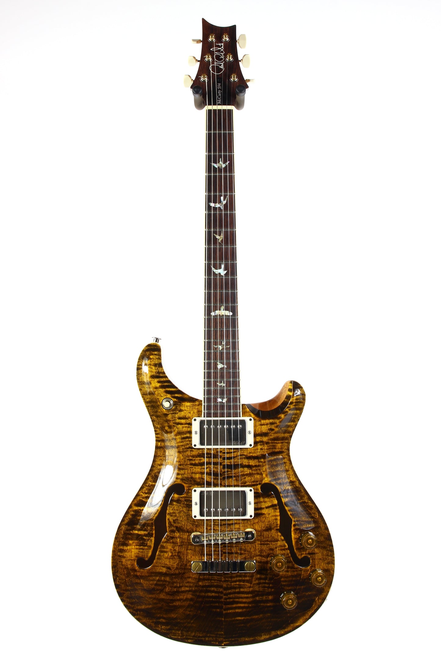 2024 PRS McCarty 594 Hollowbody II Yellow Tiger Flametop and Back | Paul Reed Smith