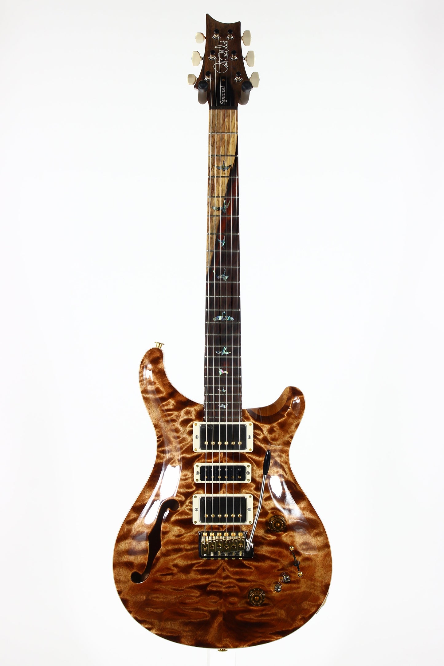 2024 PRS Wood Library Special 22 Semi-Hollow QUILT Copperhead 10-Top | Cocobolo Unique Woods!