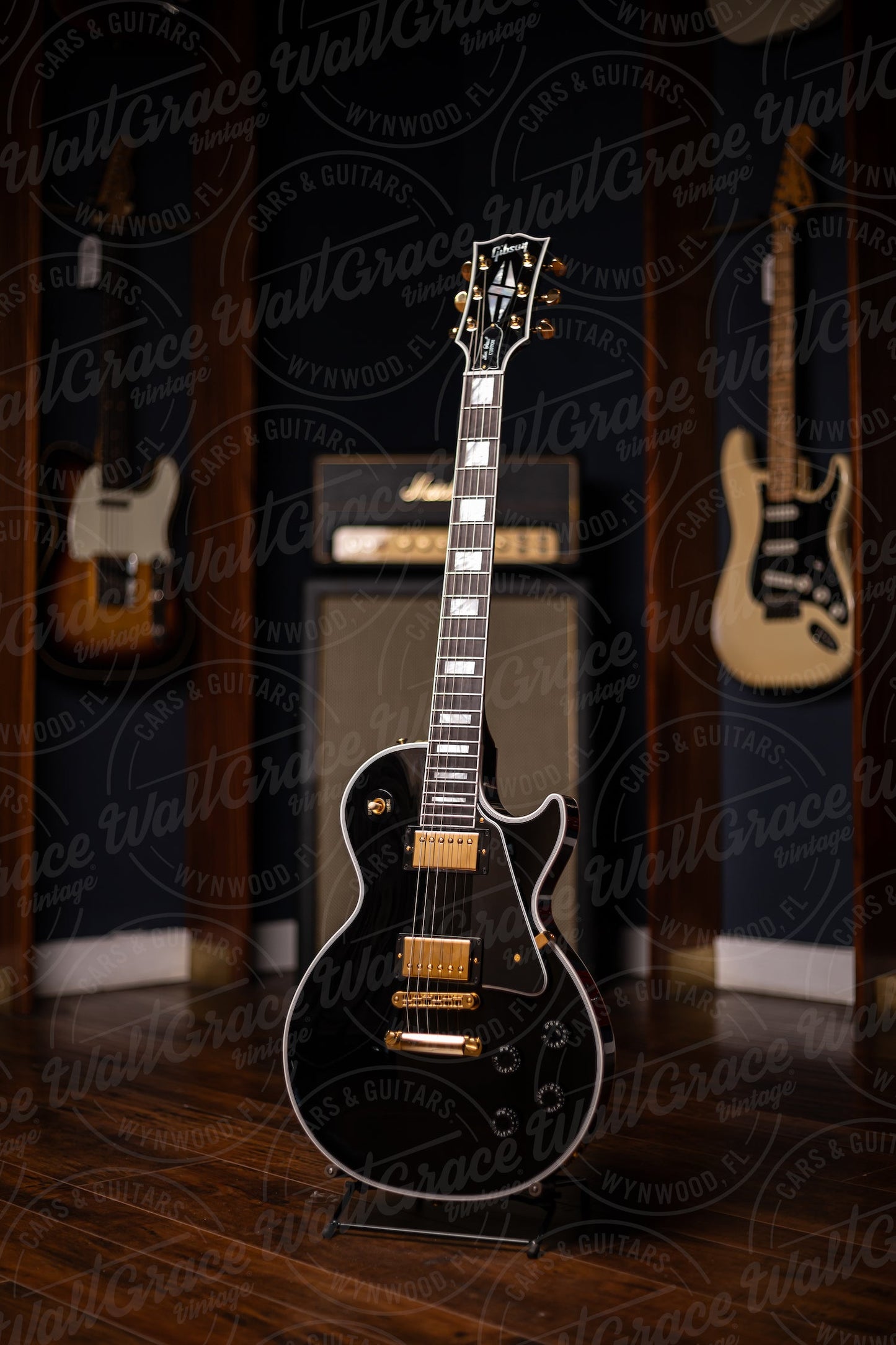 Gibson Custom Shop Les Paul Custom Electric Guitar - Ebony