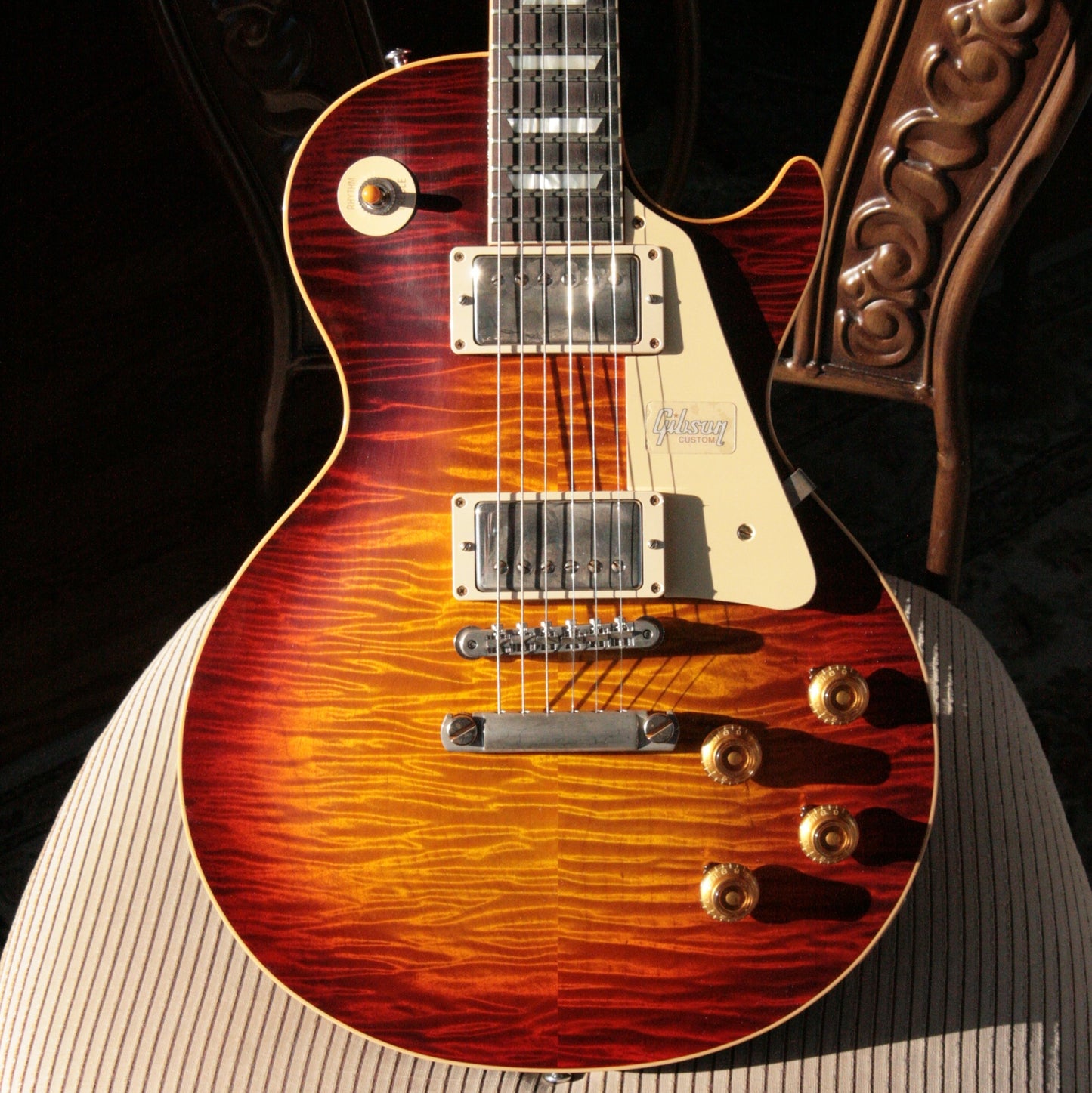 2018 Gibson 1959 Les Paul MURPHY-PAINTED BRAZILIAN ROSEWOOD! 59 R9 Reissue Custom Shop KILLER TOP!