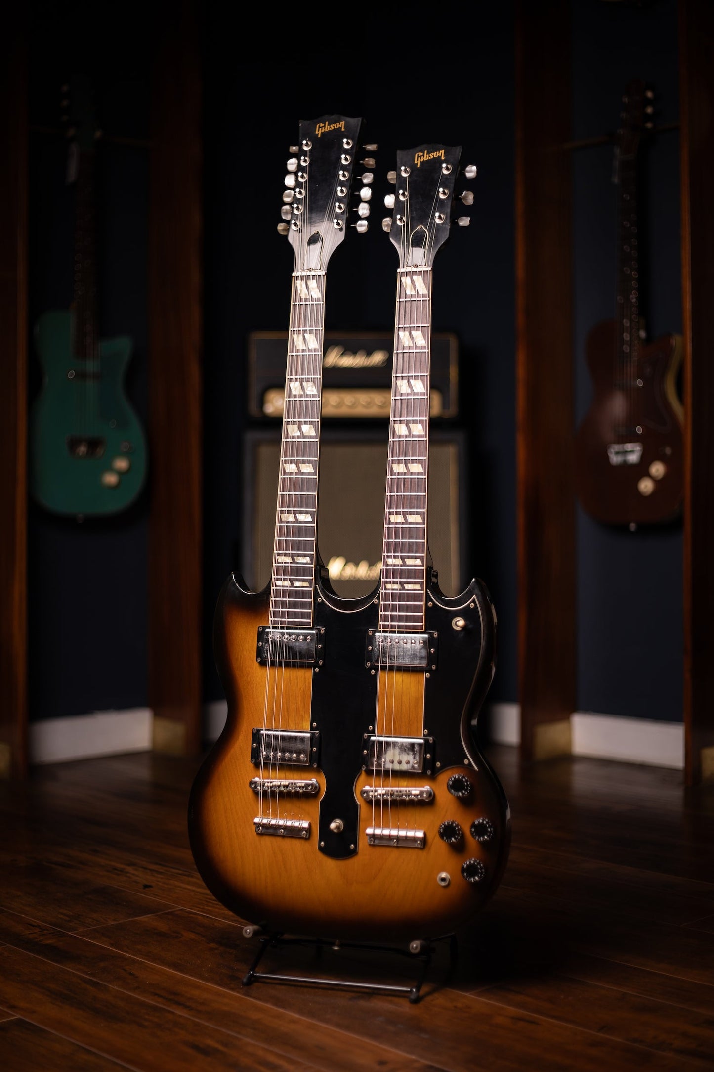 1980 Gibson EDS1275 Doubleneck Electric Guitar - Tobacco Sunburst