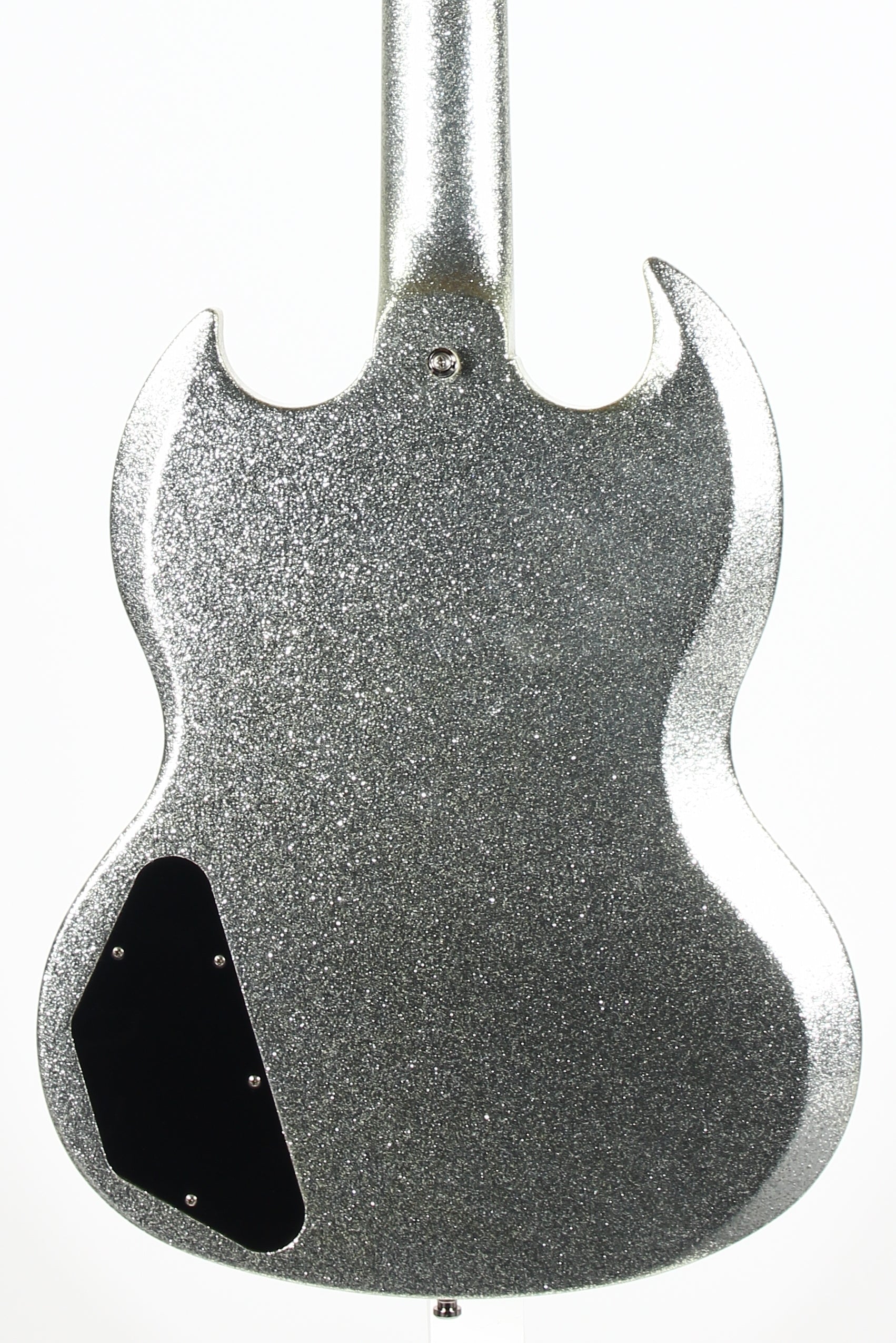 2007 Gibson Custom Shop SPARKLE Silver SG Les Paul Custom w Maestro
