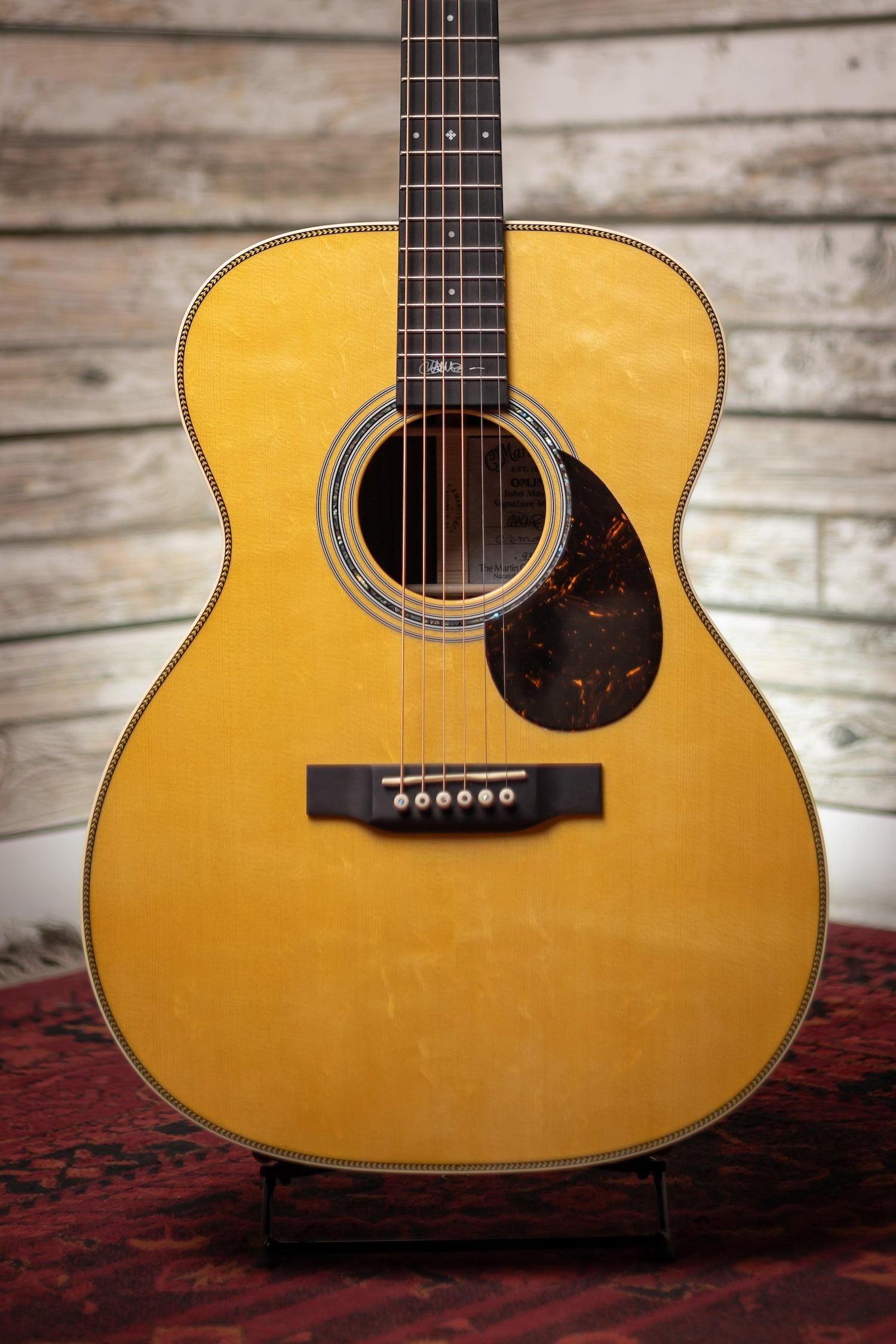 Martin OMJM John Mayer Acoustic-Electric Guitar - Natural