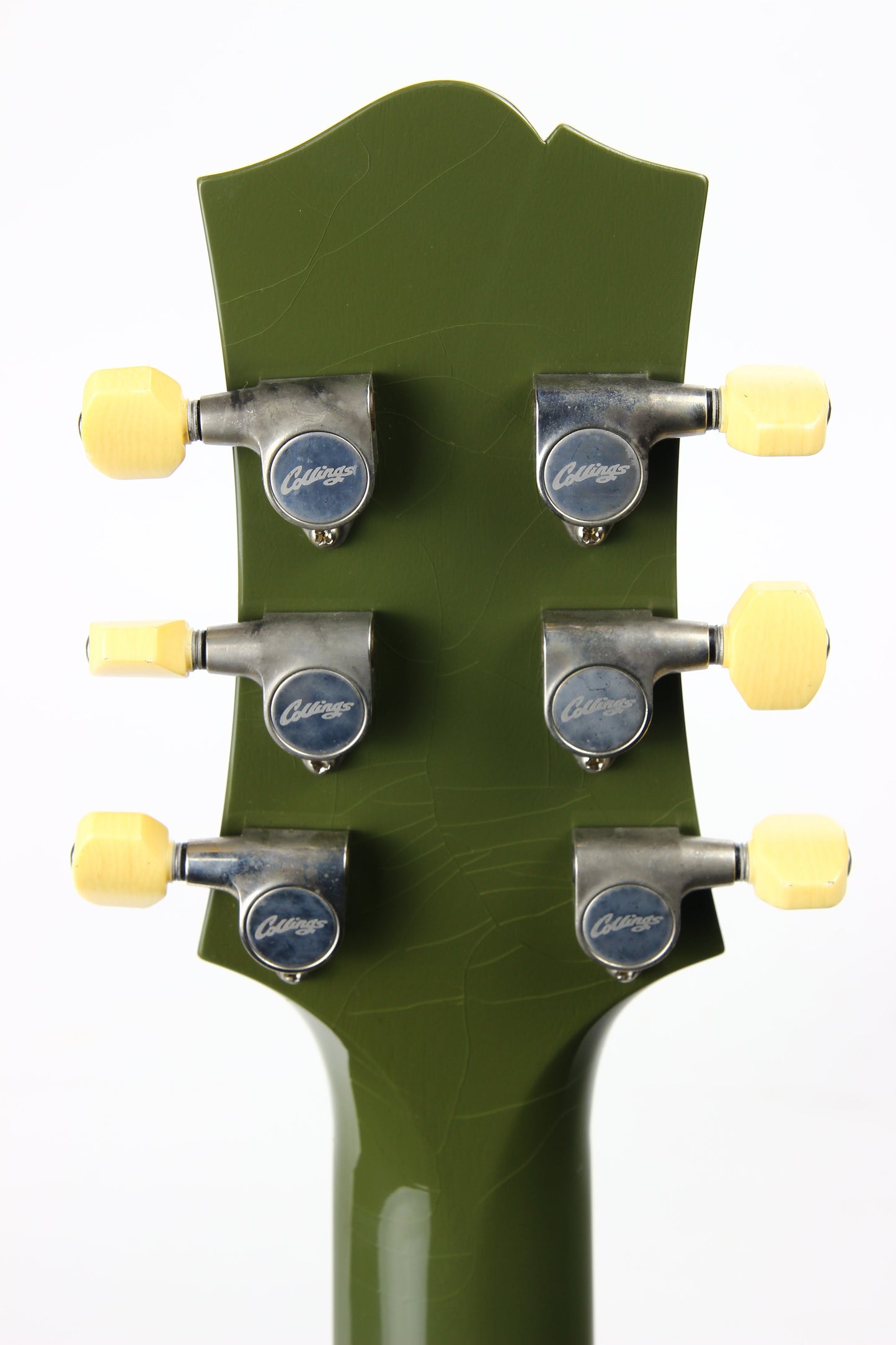 2021 Colling I-35 LC AGED Olive Drab Green - Custom Inlays, ThroBak SLE101 Plus MXV Humbuckers