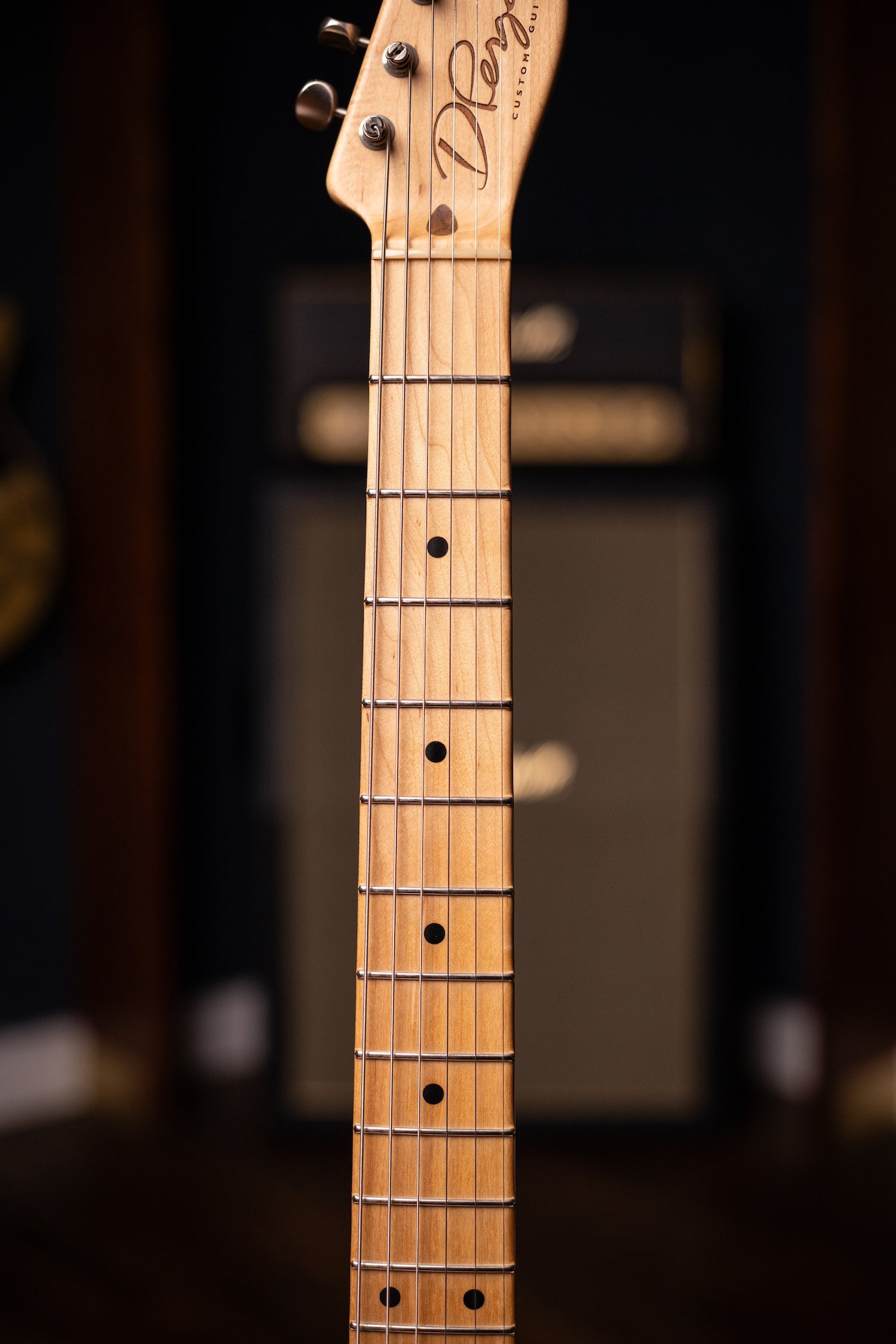 2010 D'Pergo Semi Hollow Electric Guitar - Aged Bakersfield