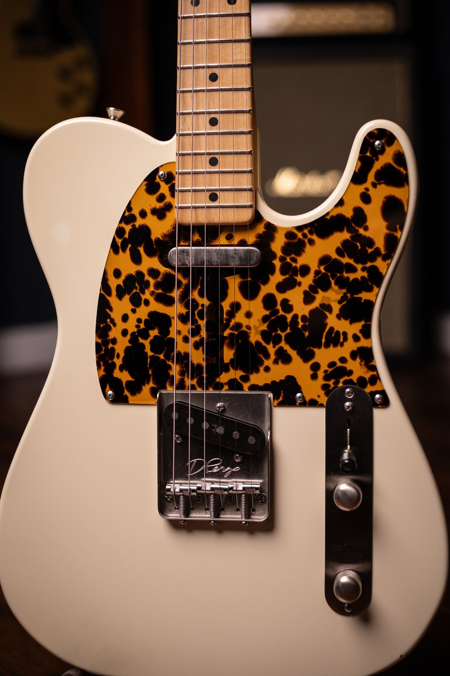 2010 D'Pergo Semi Hollow Electric Guitar - Aged Bakersfield