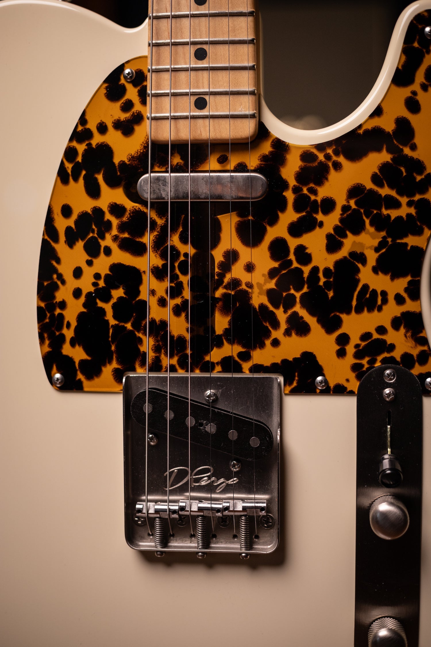 2010 D'Pergo Semi Hollow Electric Guitar - Aged Bakersfield