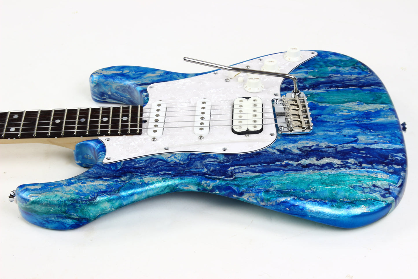 2025 James Tyler USA Studio Elite HD P Arctic Shmear | Super Strat MINT!