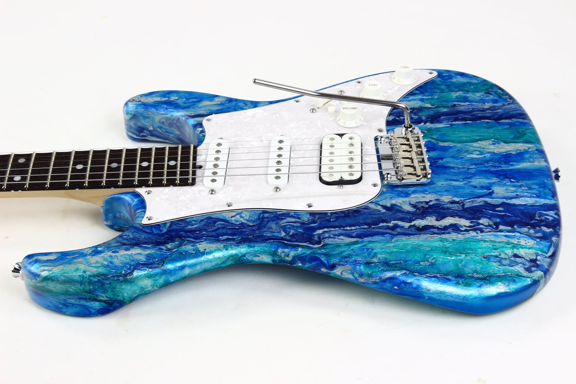 2025 James Tyler USA Studio Elite HD P Arctic Shmear | Super Strat MINT!