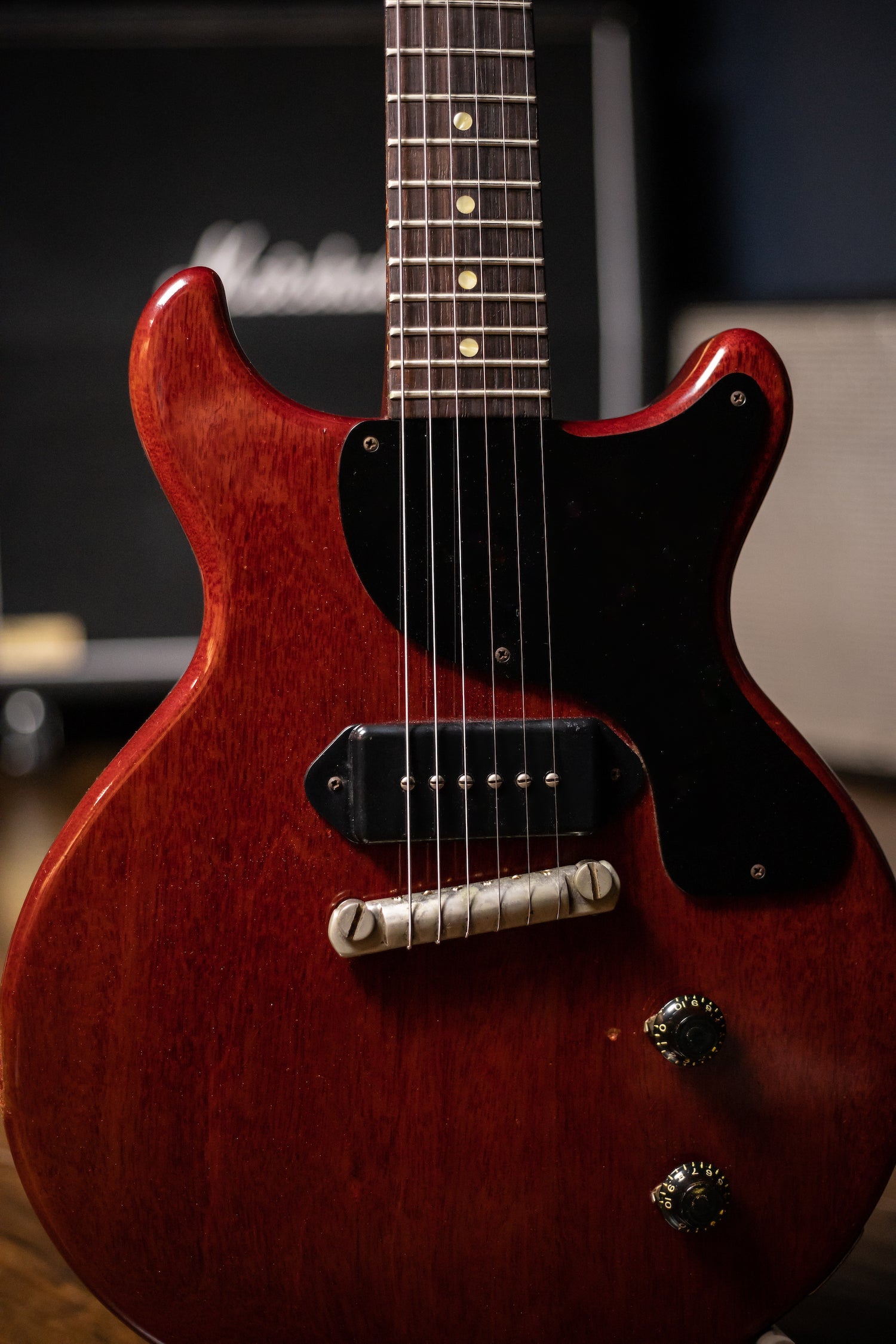 1959 Gibson Les Paul Jr Electric Guitar - Cherry