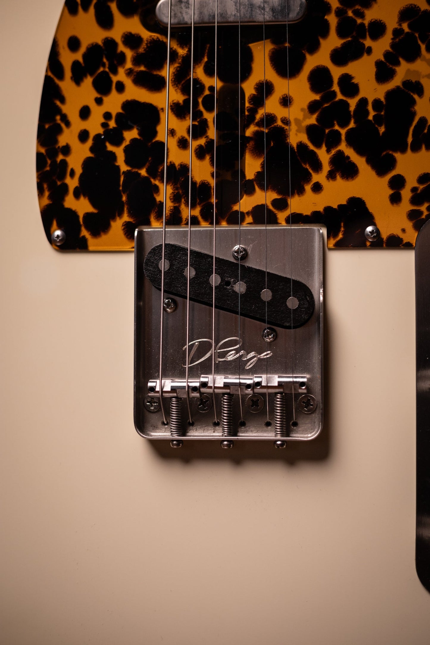 2010 D'Pergo Semi Hollow Electric Guitar - Aged Bakersfield