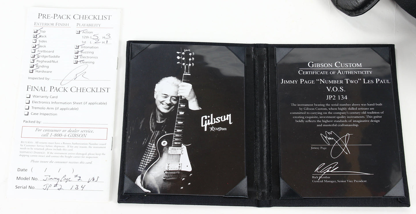 2010 Gibson Custom Shop Jimmy Page #2  "Number Two" 1959 Les Paul VOS '59 Reissue