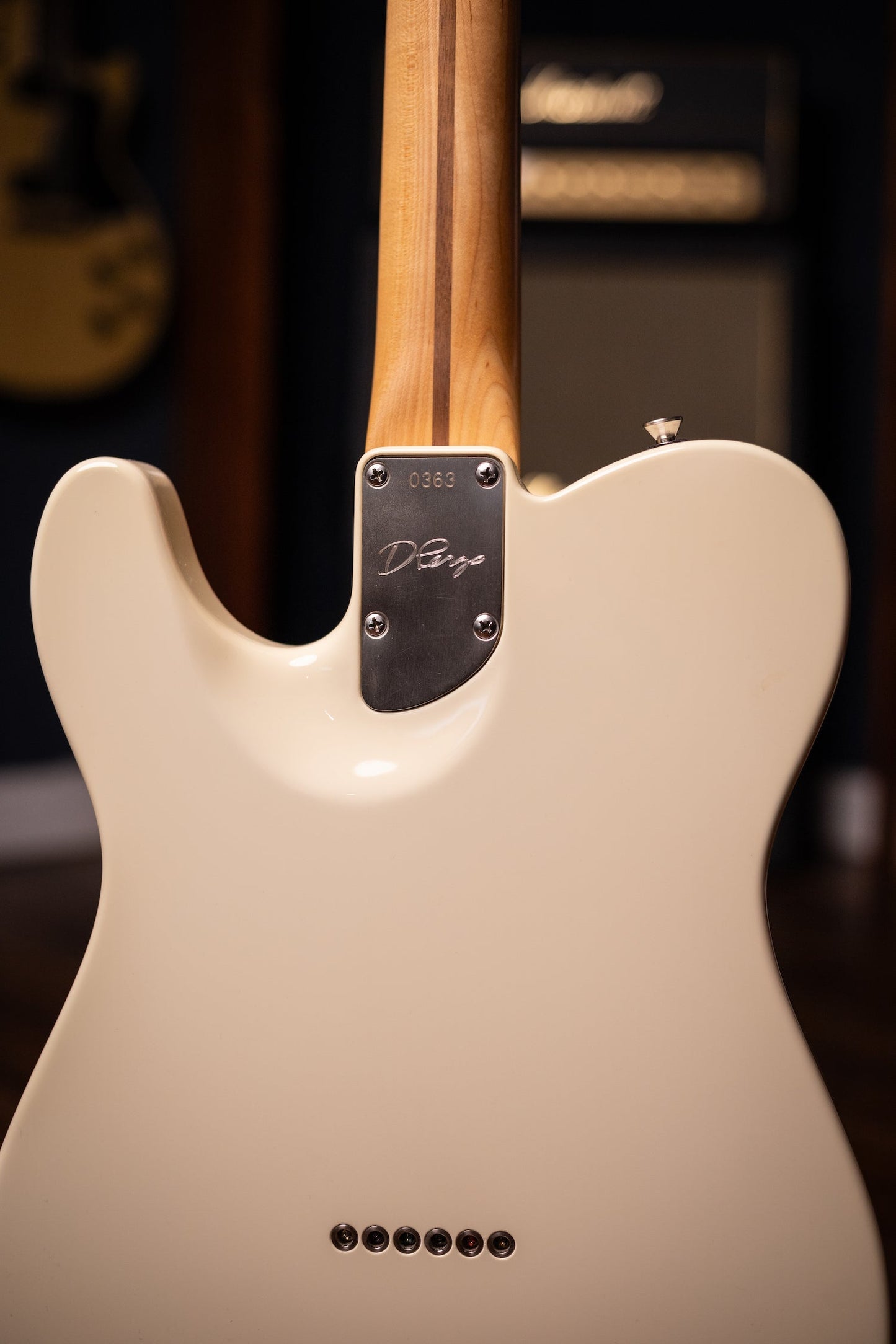 2010 D'Pergo Semi Hollow Electric Guitar - Aged Bakersfield
