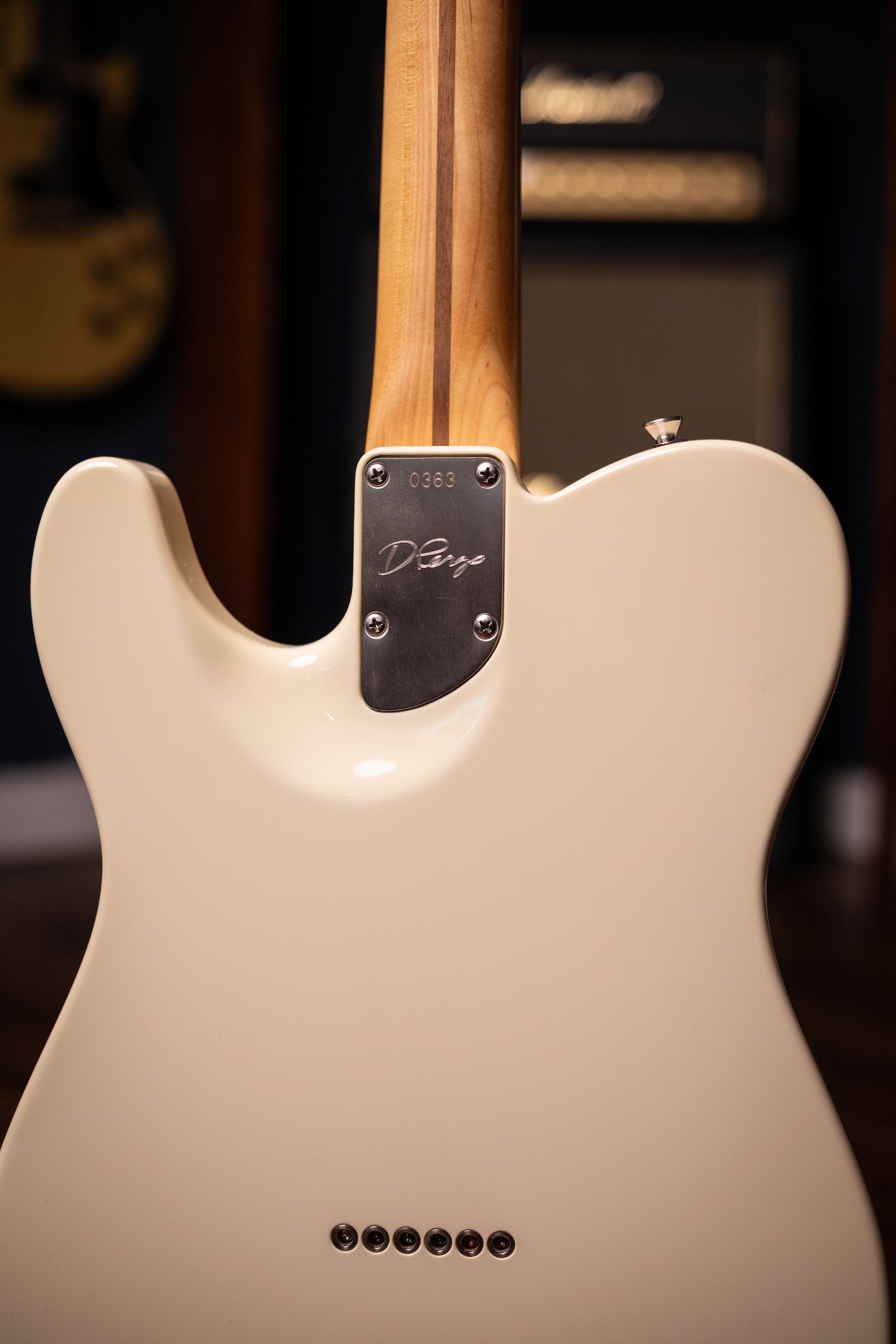 2010 D'Pergo Semi Hollow Electric Guitar - Aged Bakersfield