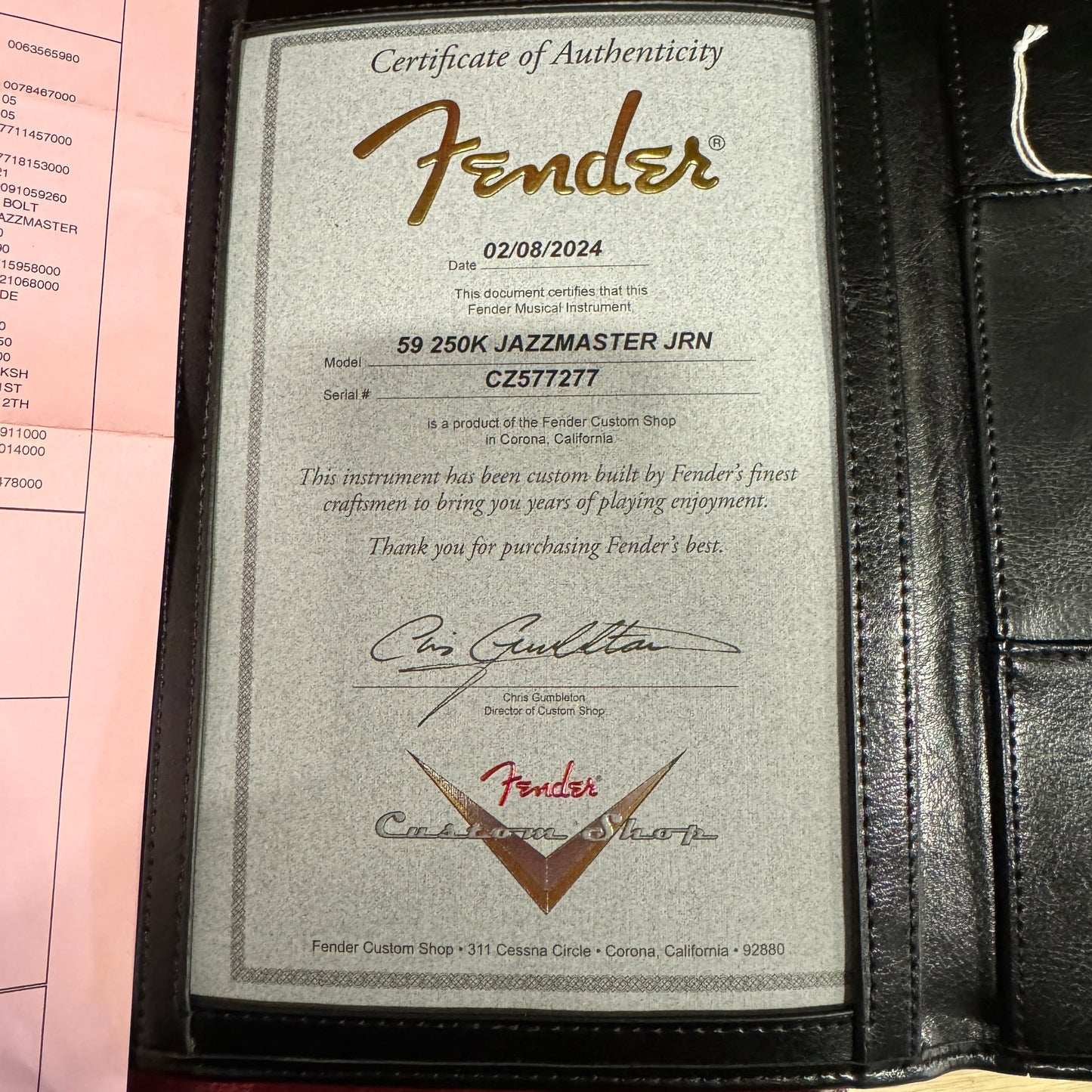 Fender Custom Shop 1959 250K Jazzmaster Journeyman Relic - Aged Dakota Red