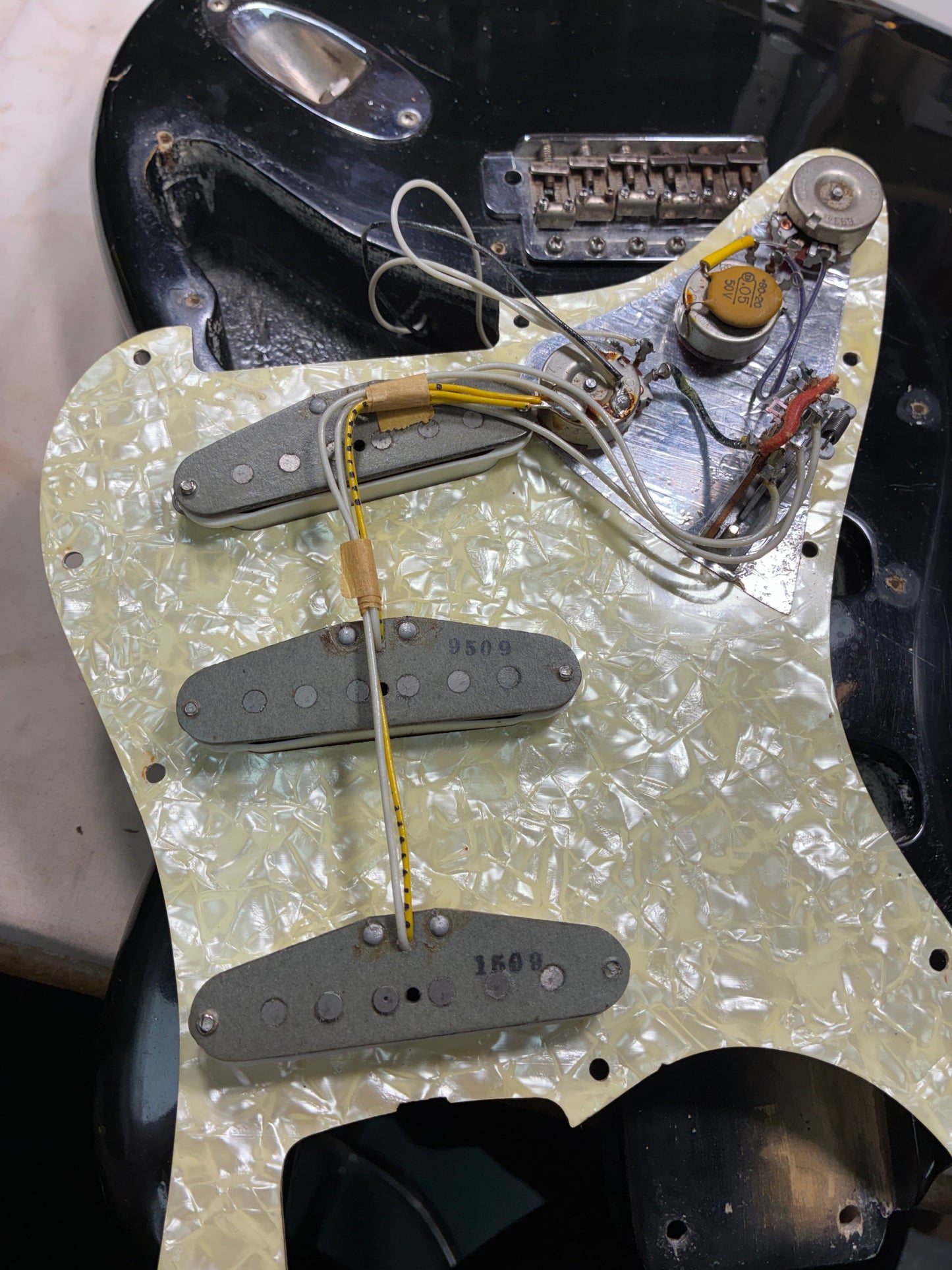 Fender 1969 Strat, Black
