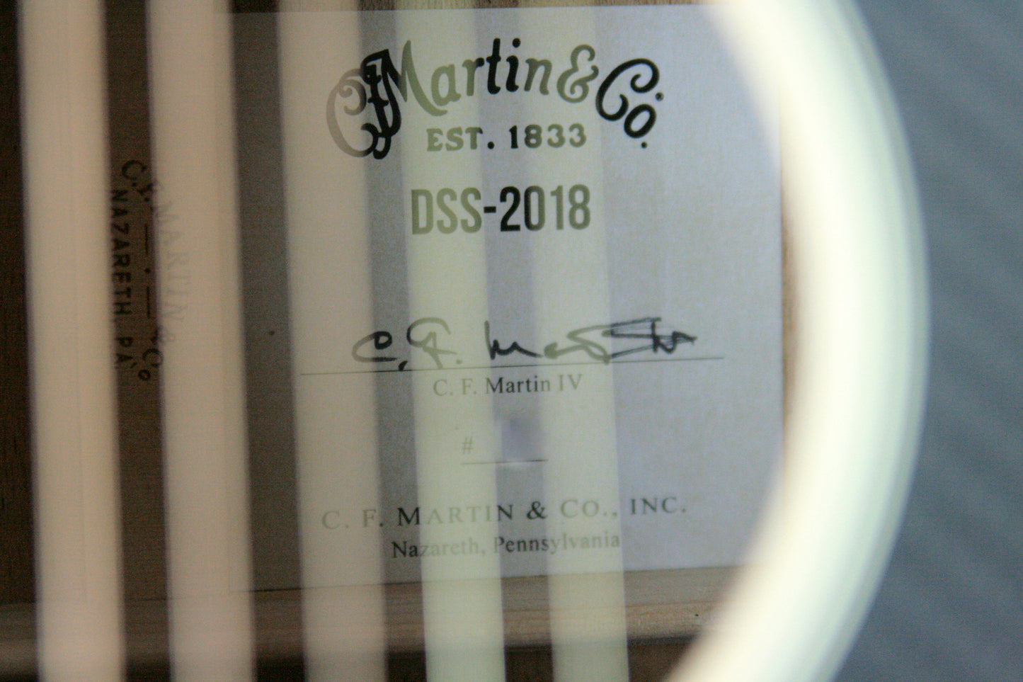 Martin DSS-2018 NAMM Show Slope Shoulder D18 Adirondack Top Carbon Fiber Titanium Light!