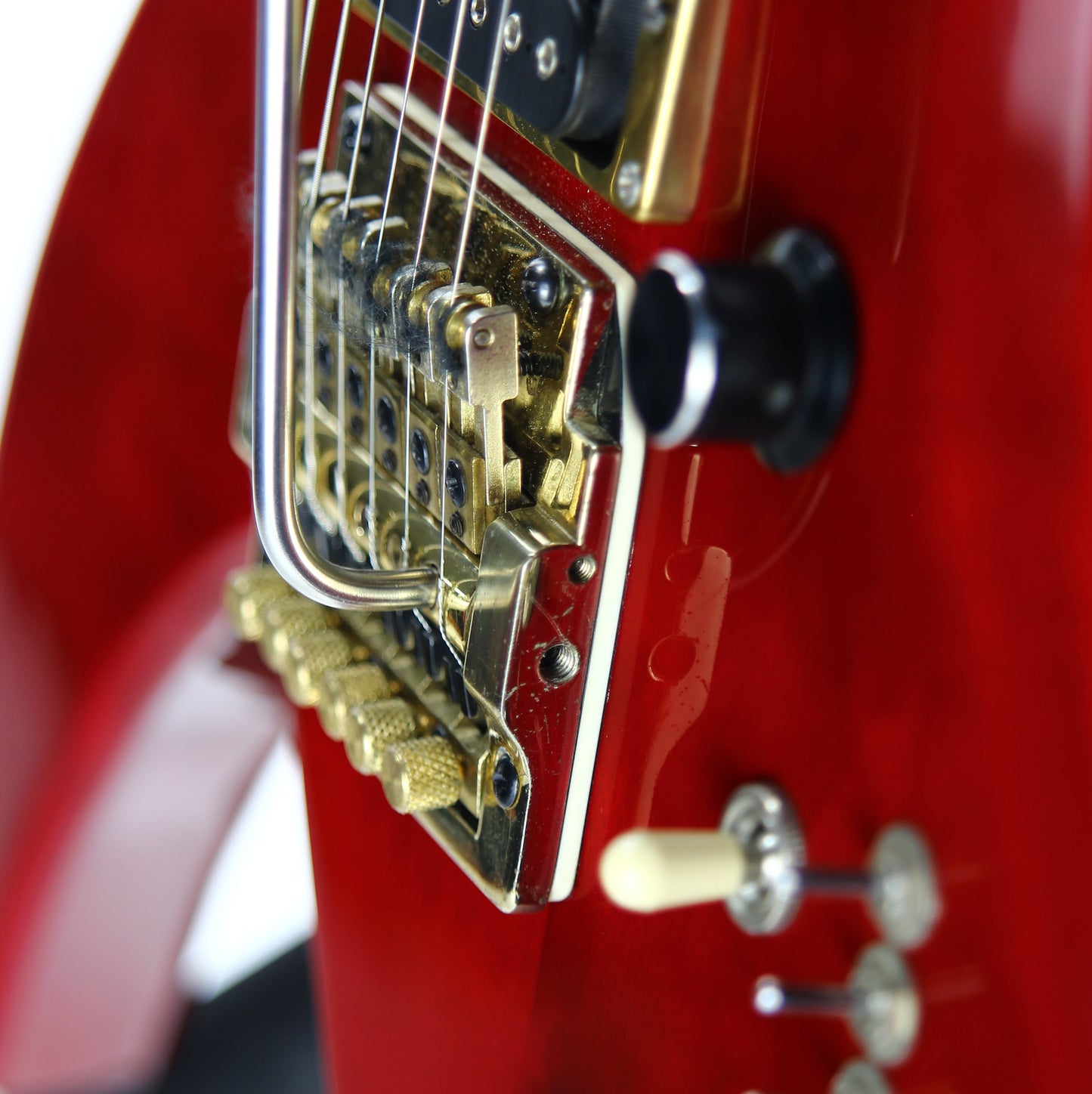 1984 B.C. Rich USA Bich Deluxe Transparent Red Supreme Standard