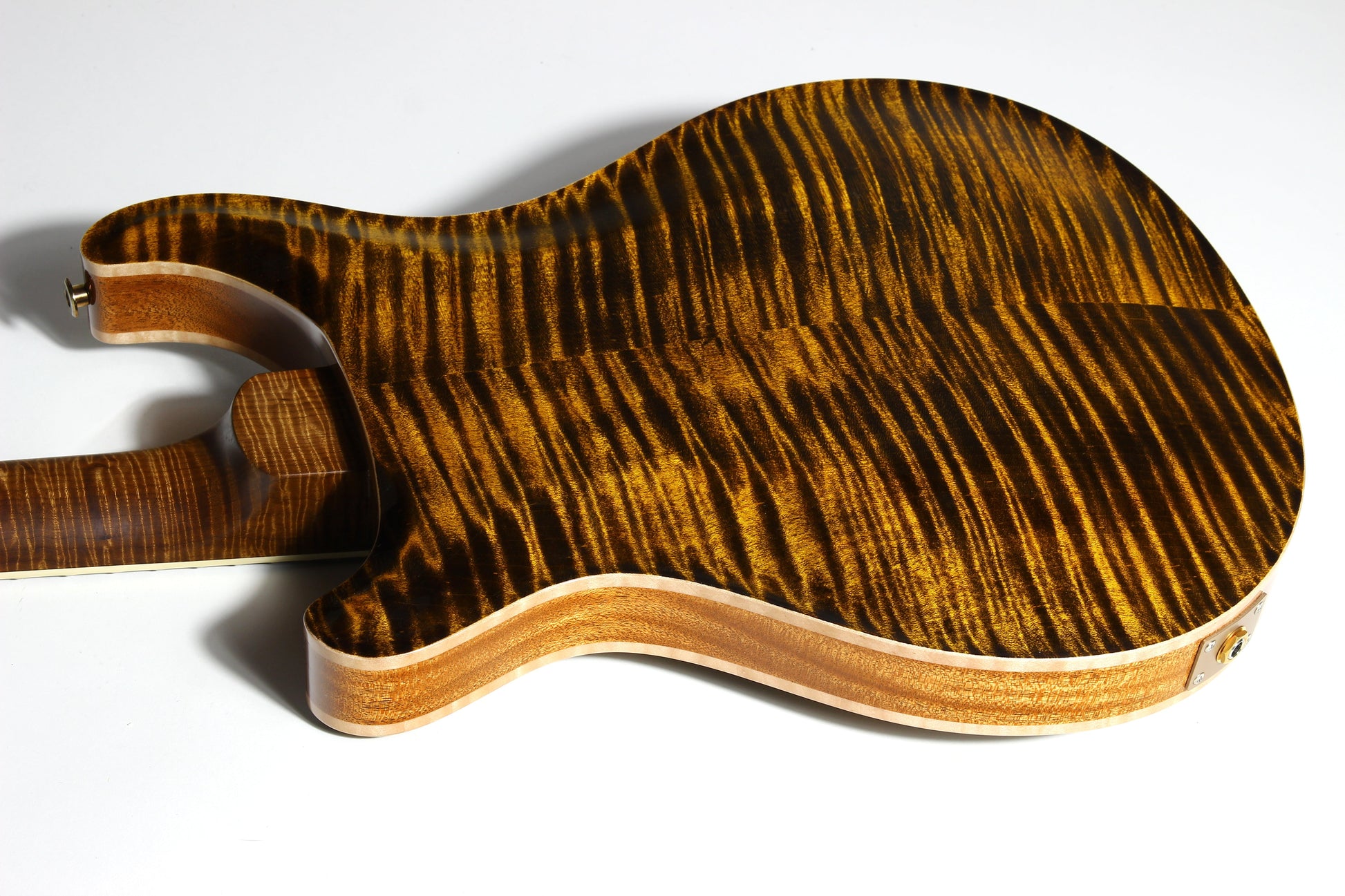 2024 PRS Wood Library McCarty 594 Hollowbody II Brazilian Rosewood Yellow Tiger 10 Top