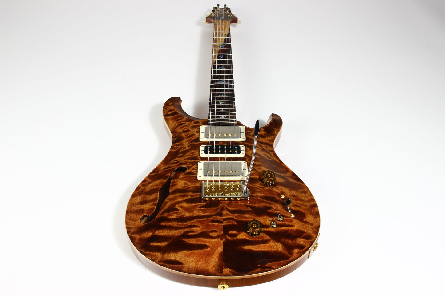 2024 PRS Wood Library Special 22 Semi-Hollow QUILT Copperhead 10-Top | Cocobolo Unique Woods!