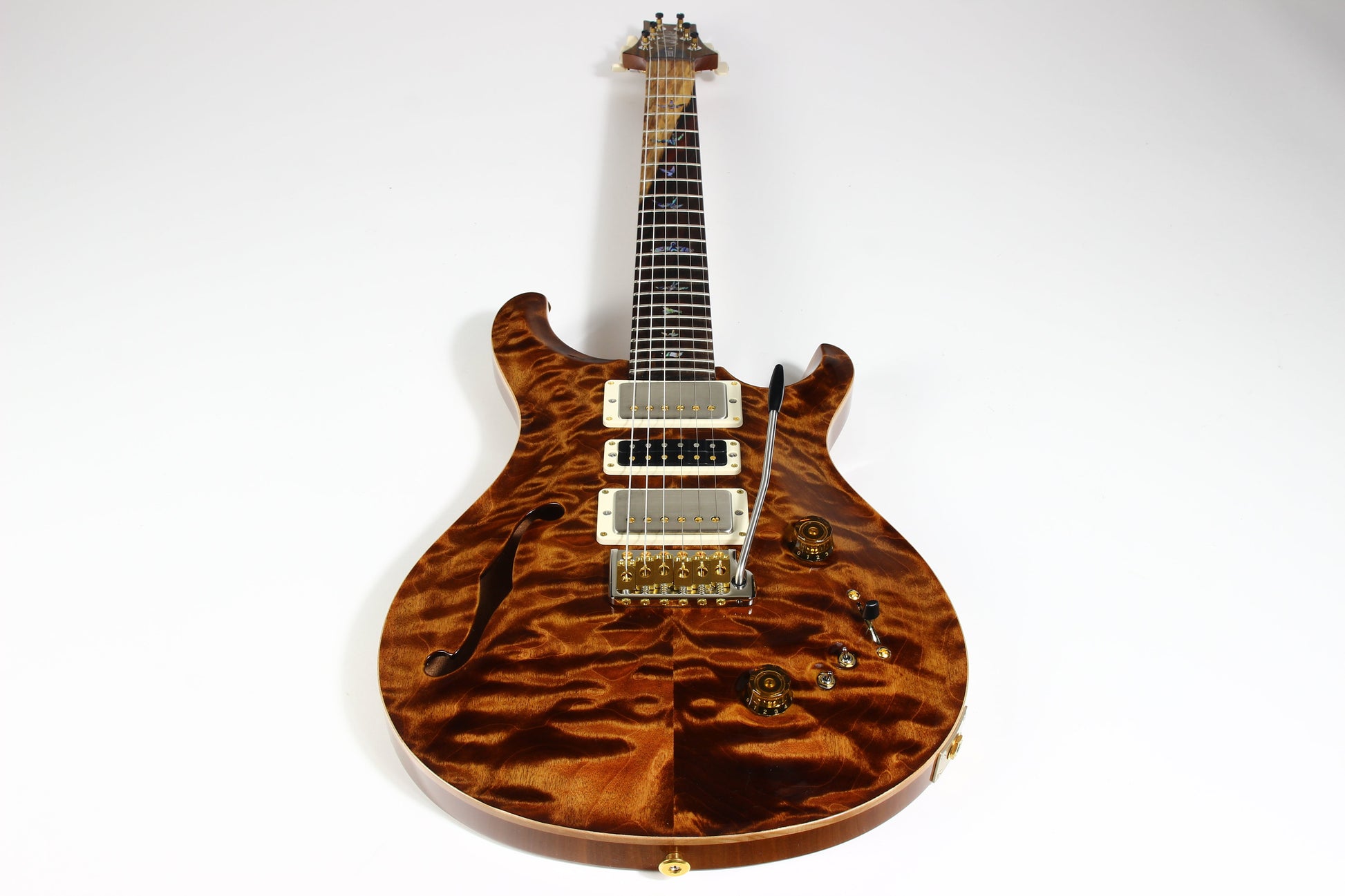 2024 PRS Wood Library Special 22 Semi-Hollow QUILT Copperhead 10-Top | Cocobolo Unique Woods!