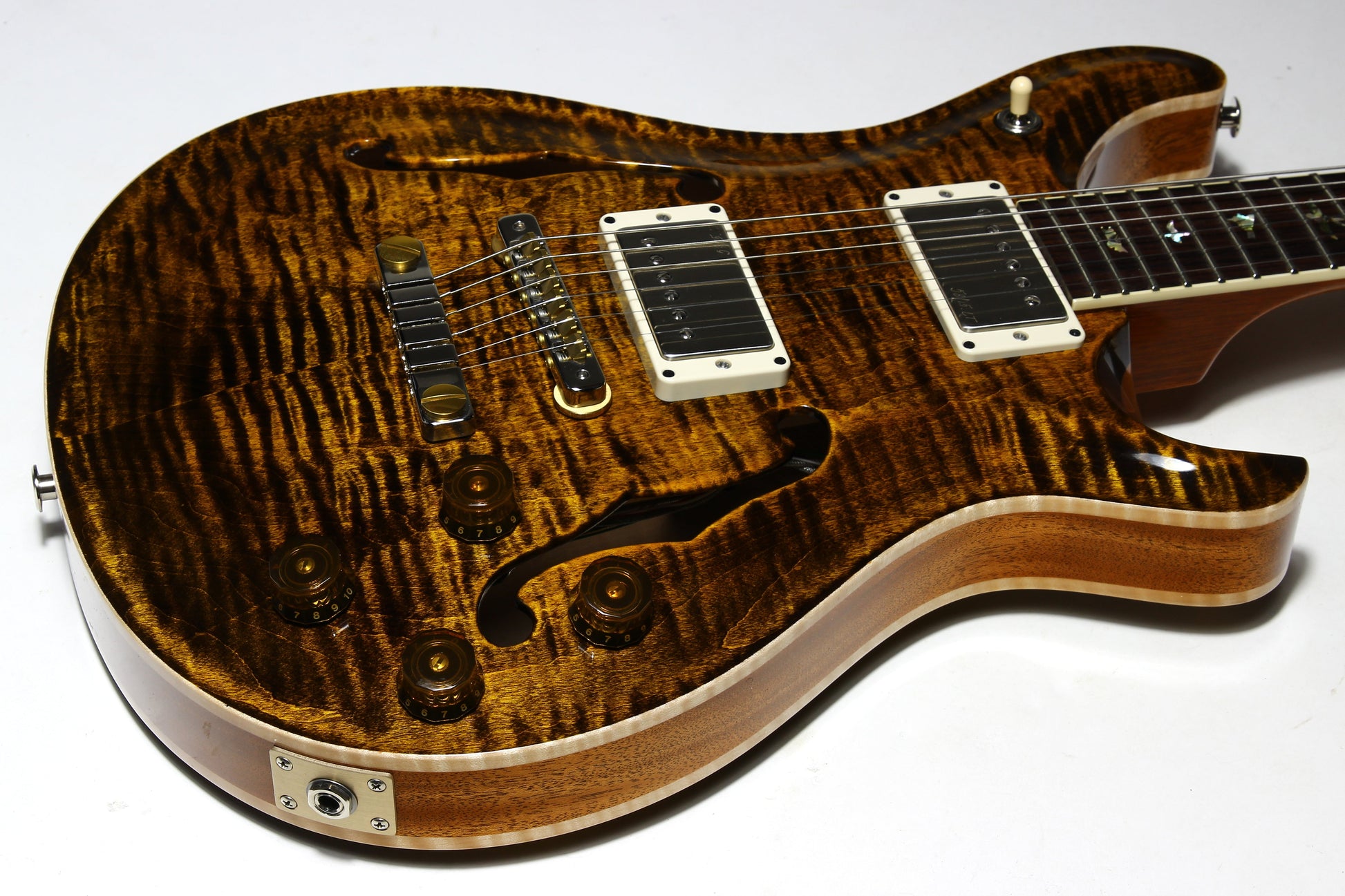 2024 PRS McCarty 594 Hollowbody II Yellow Tiger Flametop and Back | Paul Reed Smith
