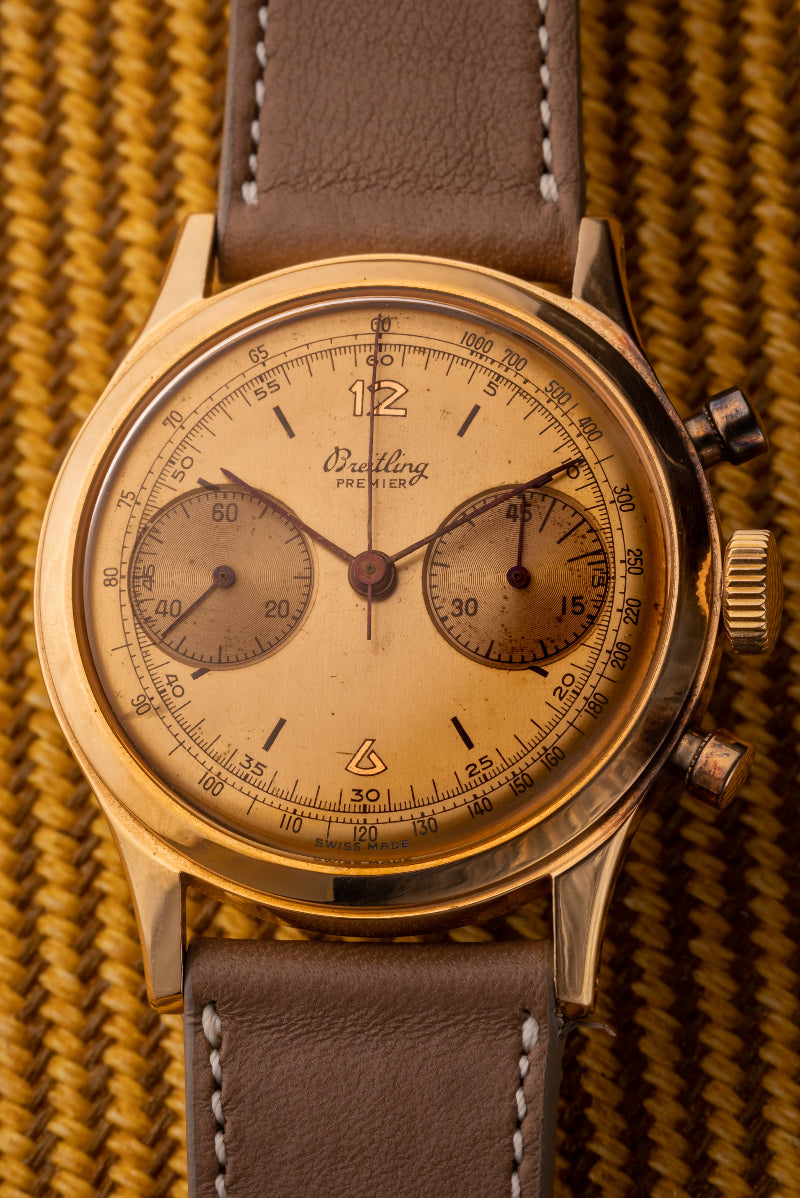 Breitling Premier, Rose Gold, Ref. 777, Circa 1940s