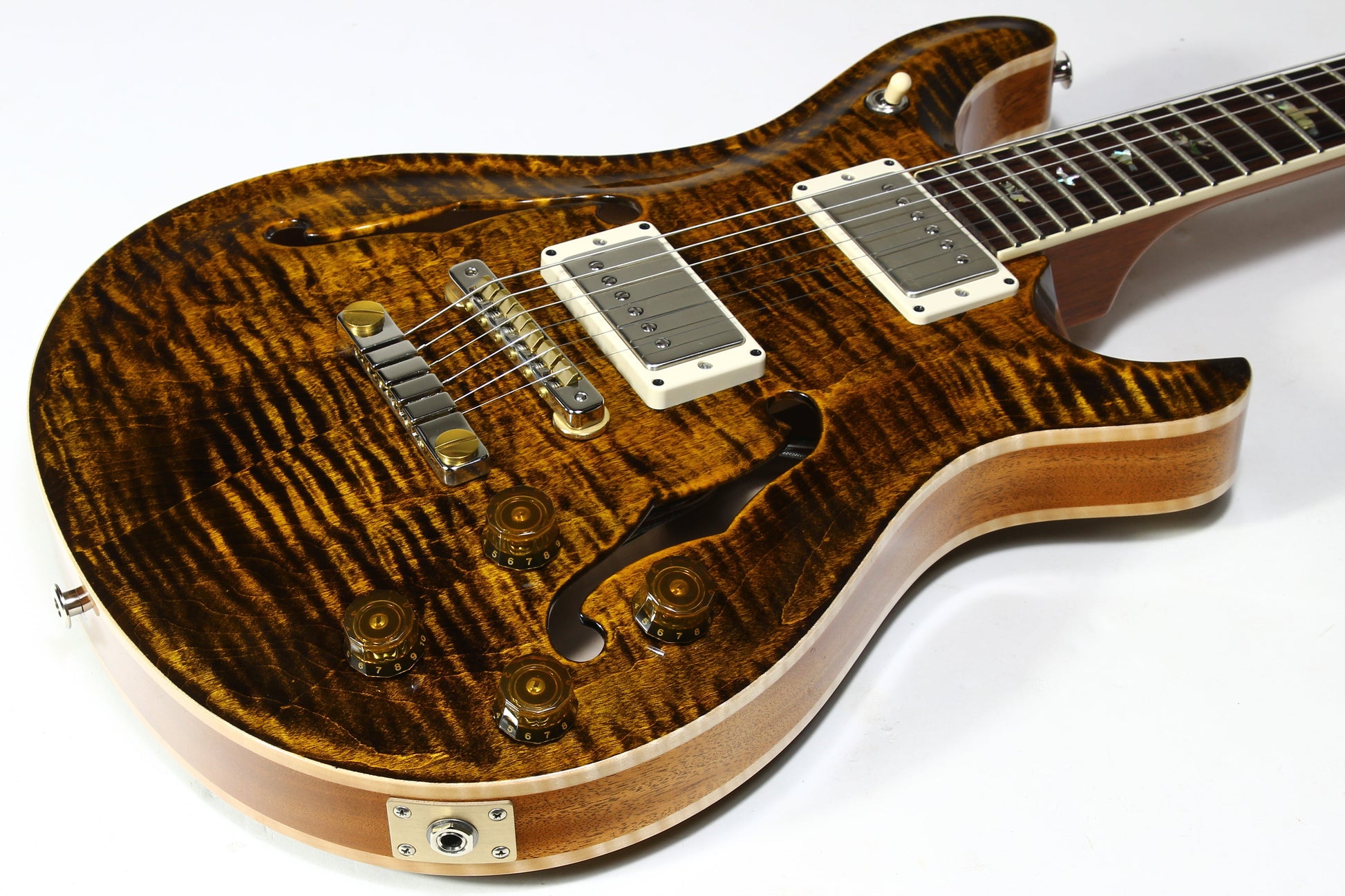 2024 PRS McCarty 594 Hollowbody II Yellow Tiger Flametop and Back | Paul Reed Smith