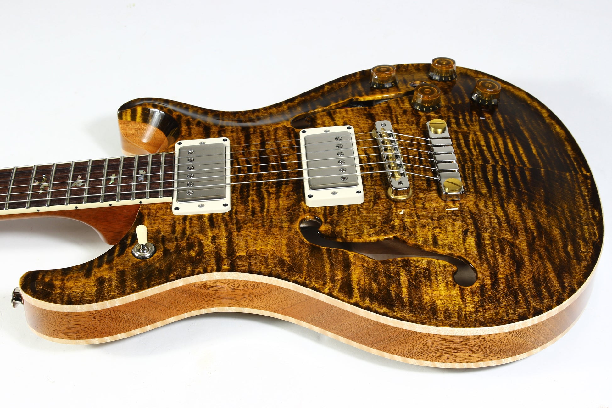 2024 PRS McCarty 594 Hollowbody II Yellow Tiger Flametop and Back | Paul Reed Smith