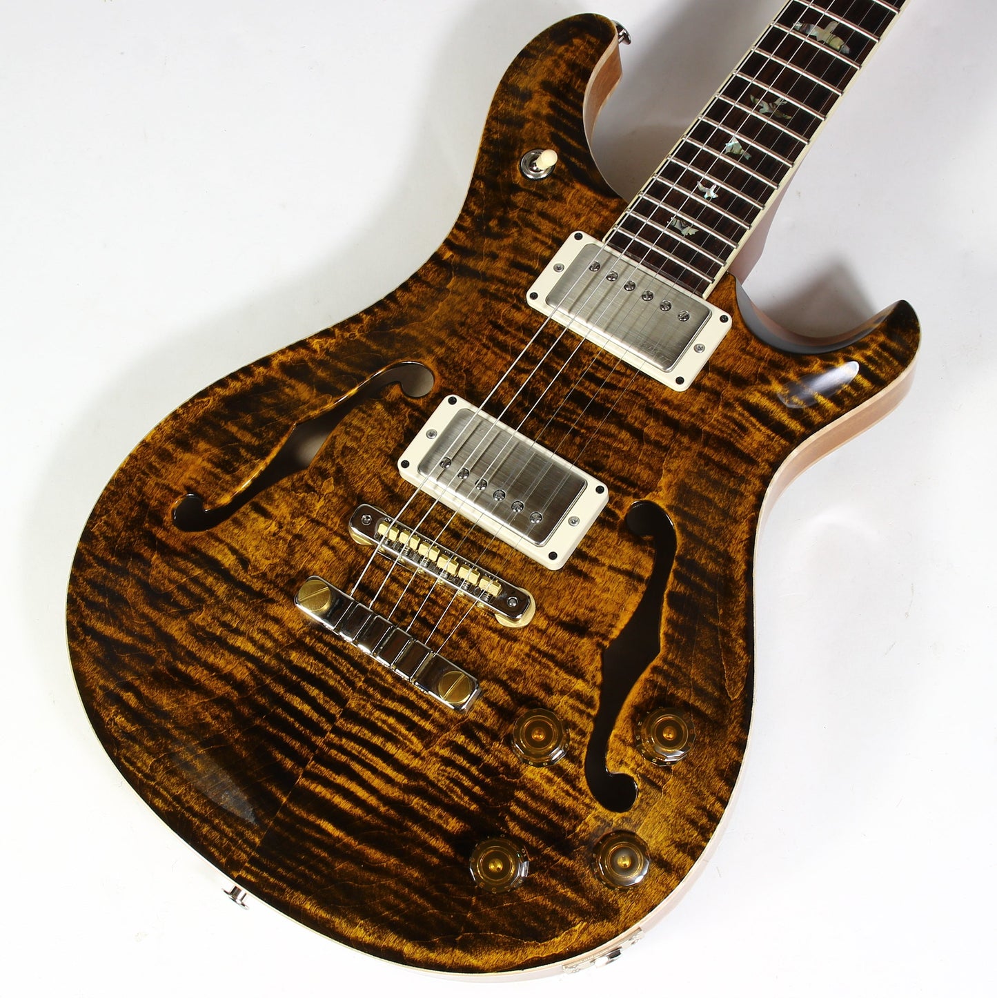 2024 PRS McCarty 594 Hollowbody II Yellow Tiger Flametop and Back | Paul Reed Smith