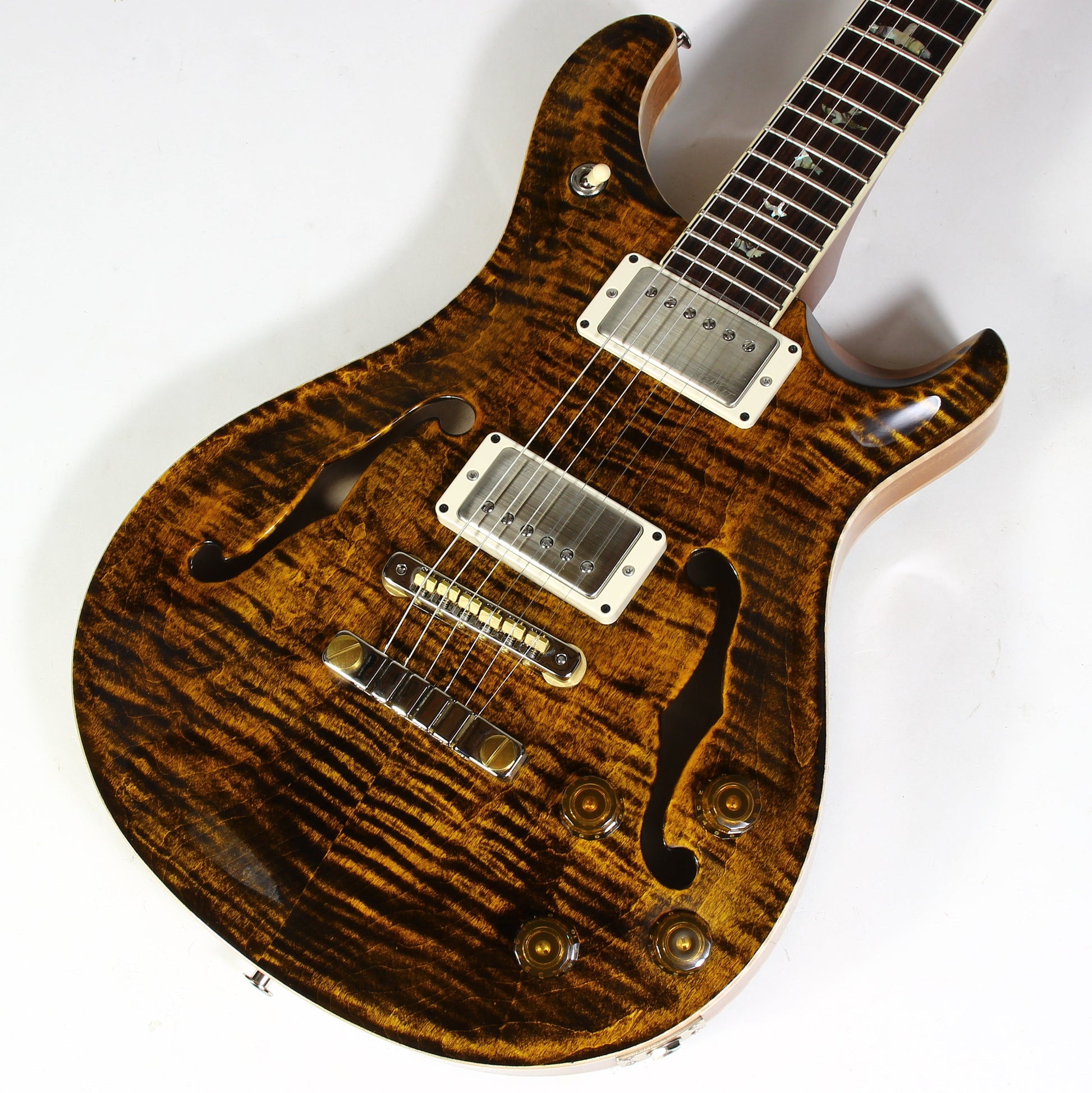 2024 PRS McCarty 594 Hollowbody II Yellow Tiger Flametop and Back | Paul Reed Smith