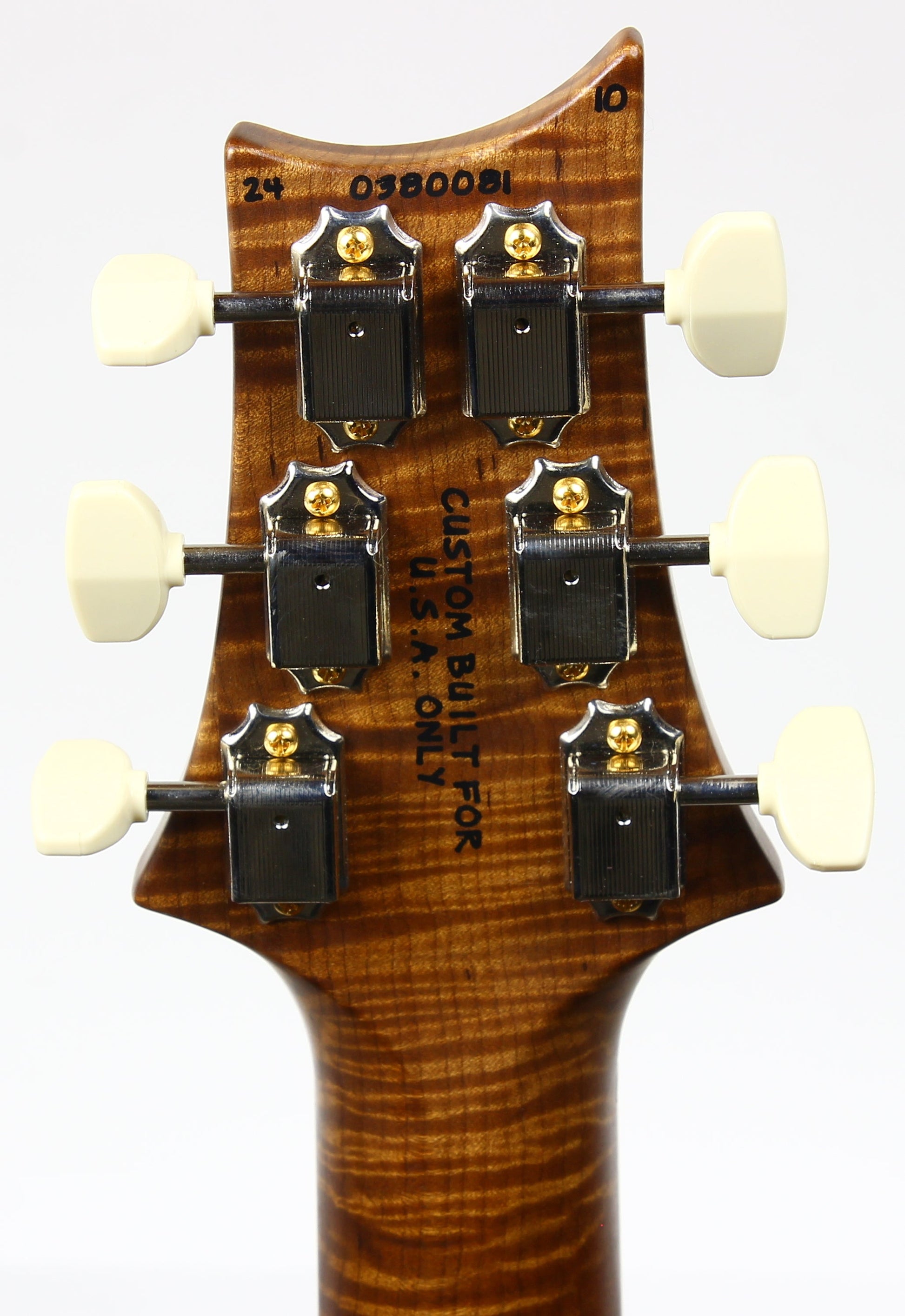 2024 PRS Wood Library McCarty 594 Hollowbody II Brazilian Rosewood Yellow Tiger 10 Top