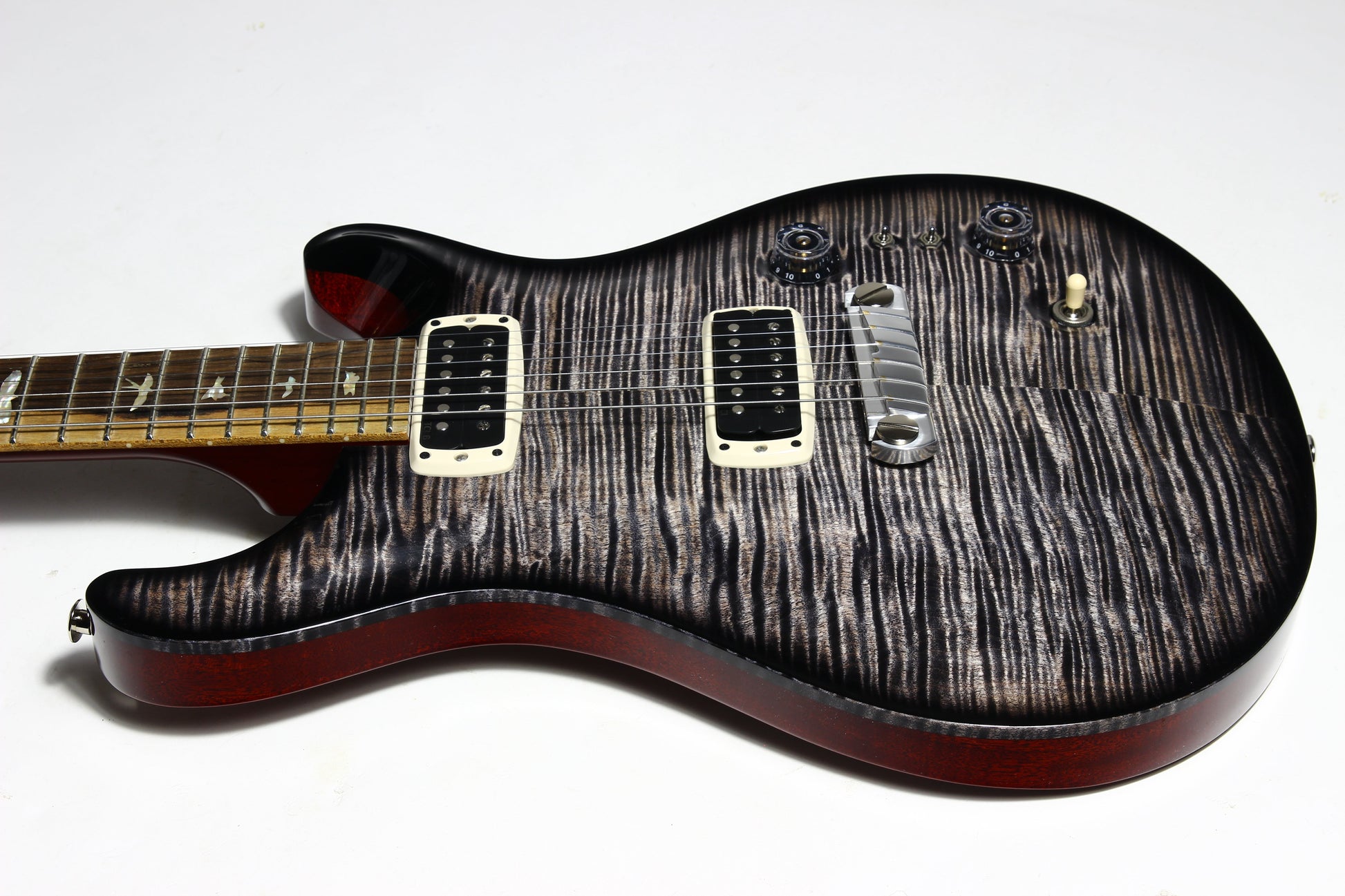 2025 PRS Charcoal Phoenix Limited Edition Private Stock Grade Curly Maple Top Ziricote 40th Ann