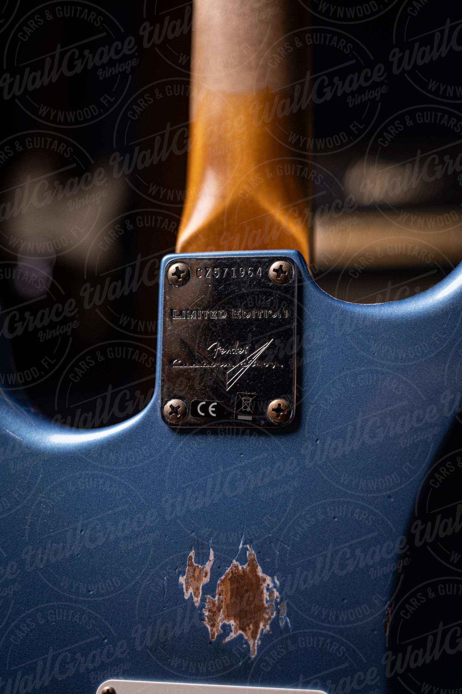 Fender Custom Shop 1959 Stratocaster Relic Electric Guitar – Faded Aged Lake Placid Blue