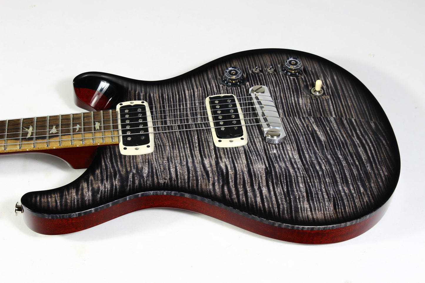 2025 PRS Charcoal Phoenix Limited Edition Private Stock Grade Curly Maple Top Ziricote 40th Ann